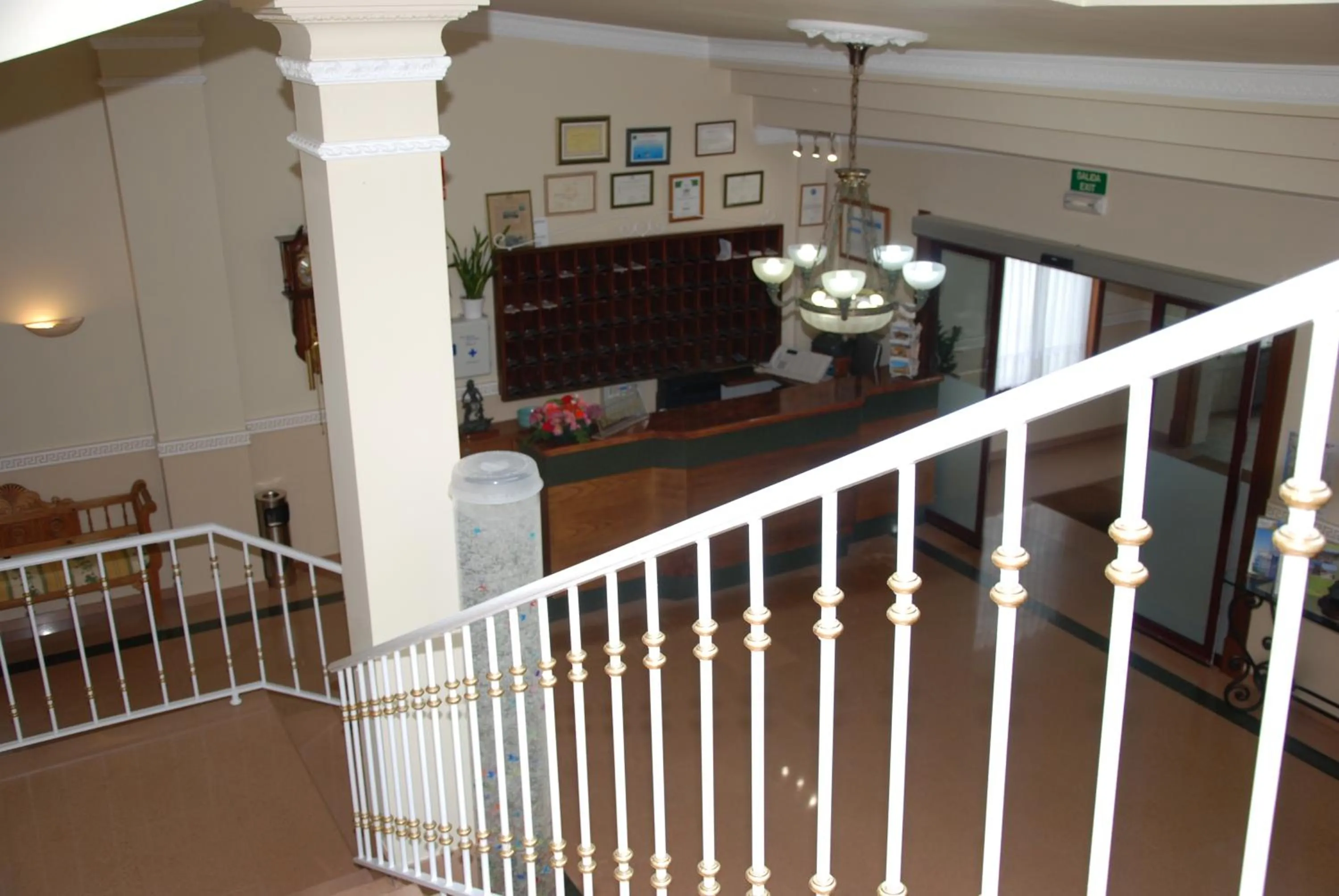 Lobby or reception in Hotel Restaurante Glasgow
