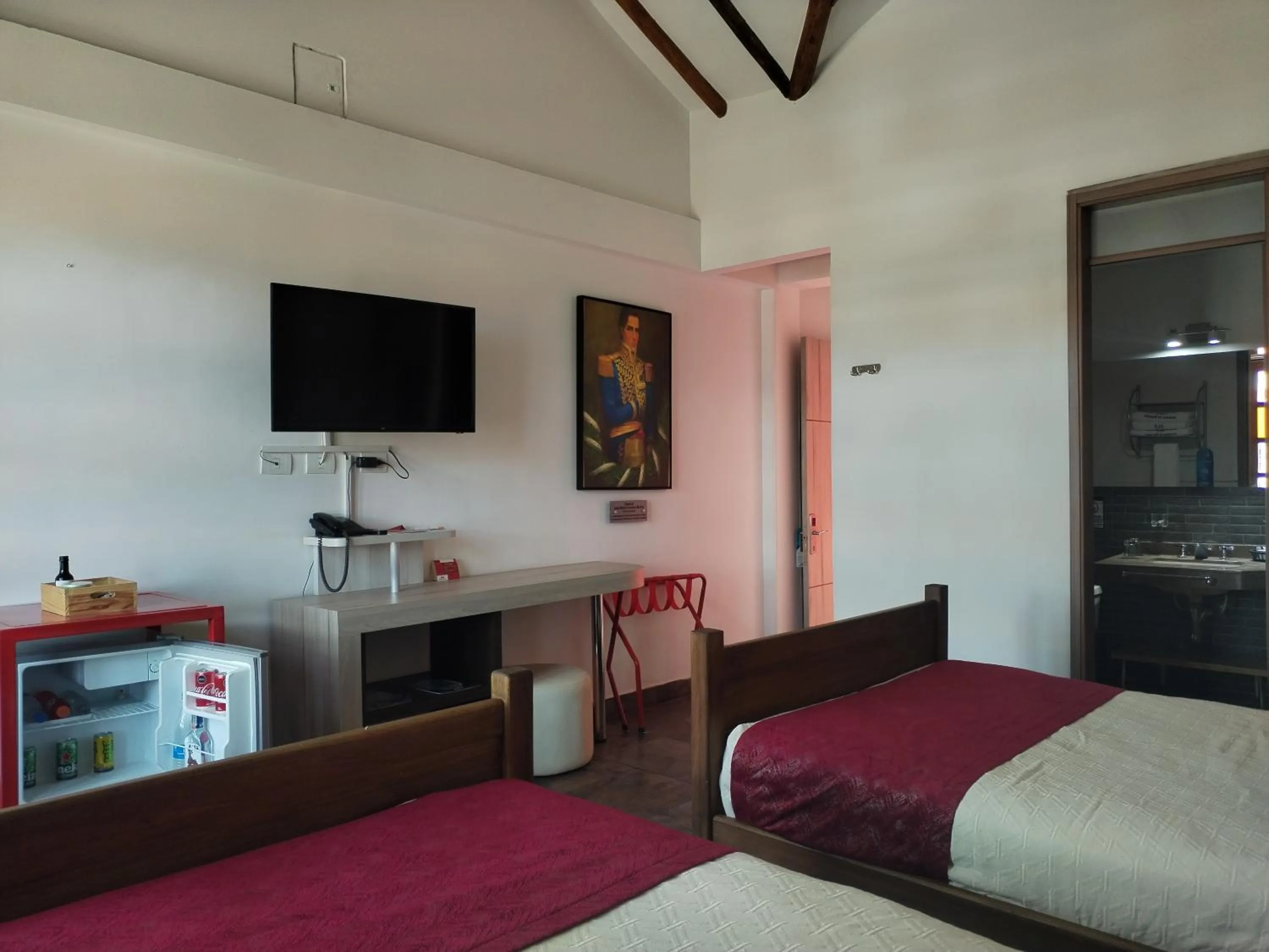 Decorative detail, Bed in Hotel Capitan Ricaurte