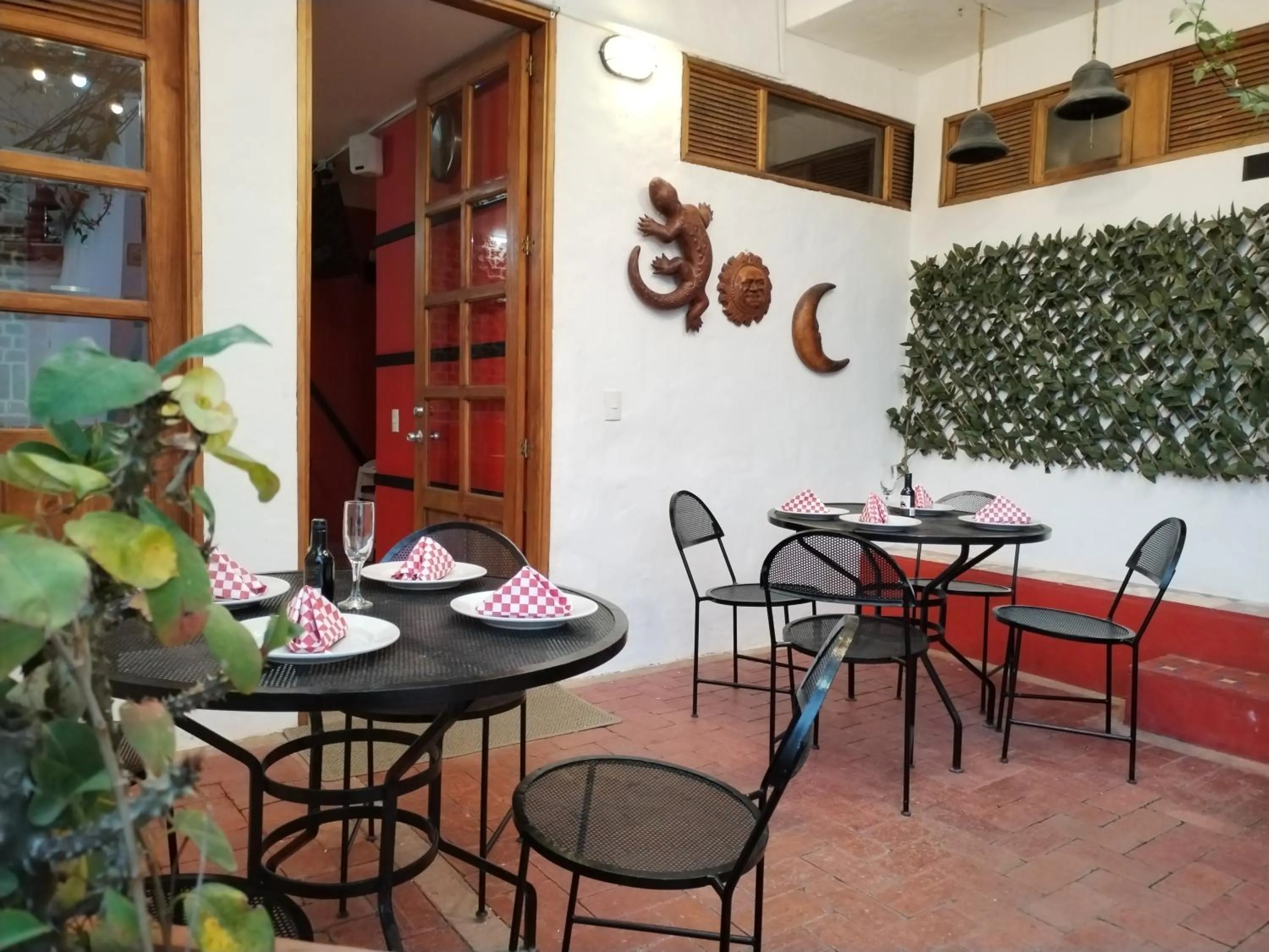 Patio in Hotel Capitan Ricaurte