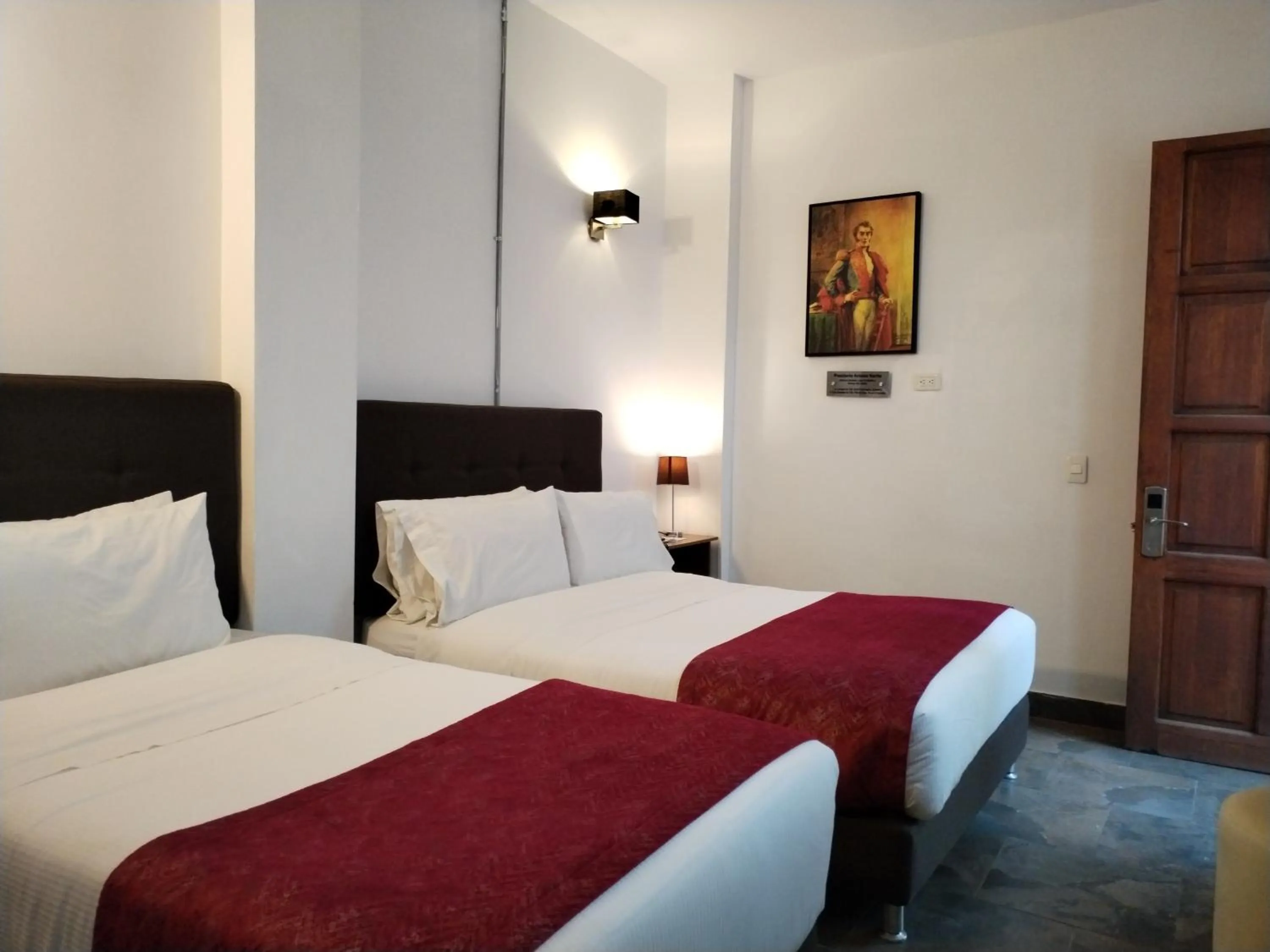 Decorative detail, Bed in Hotel Capitan Ricaurte