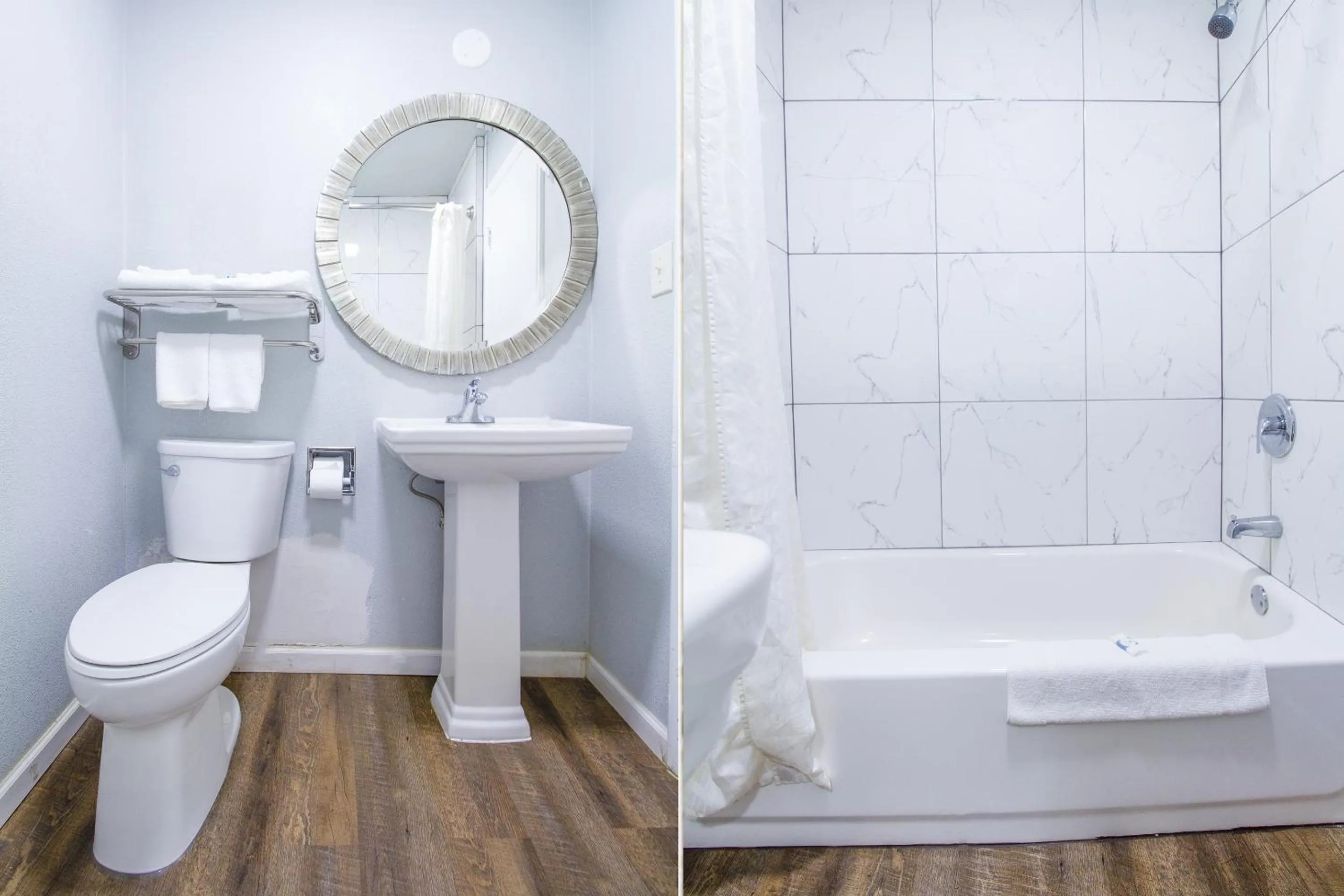 Bathroom in OYO Hotel McAlester OK S Main St