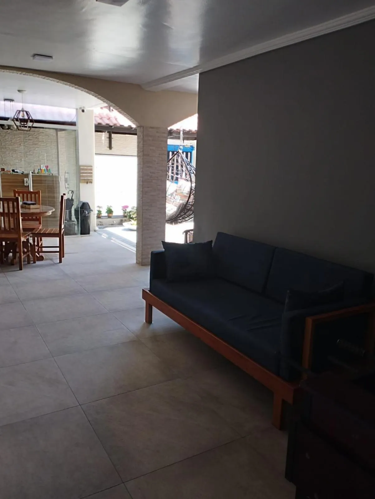 Communal lounge/ TV room in Hope Pousada