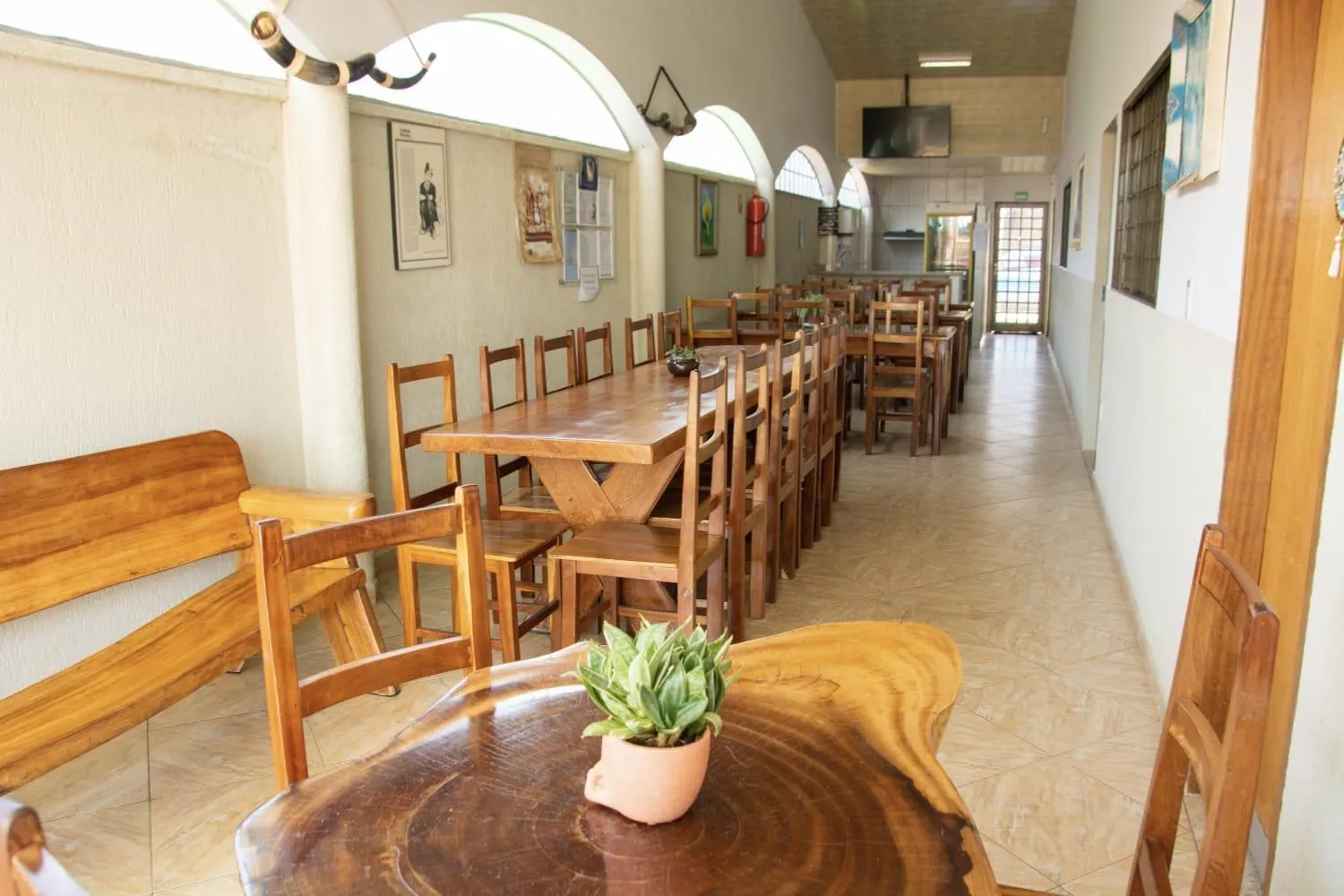Seating area in Pousada Jesus De Nazare