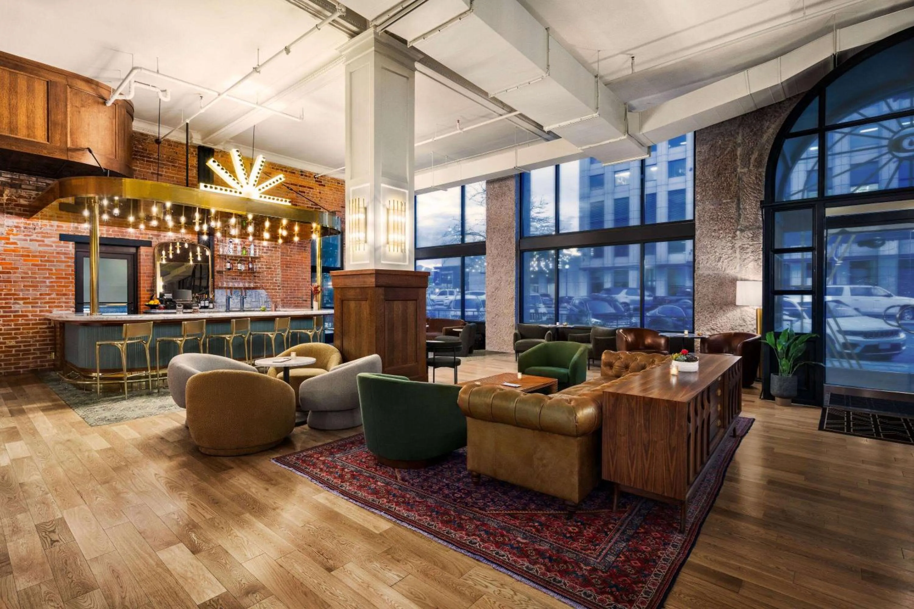 Communal lounge/ TV room in The Mining Exchange