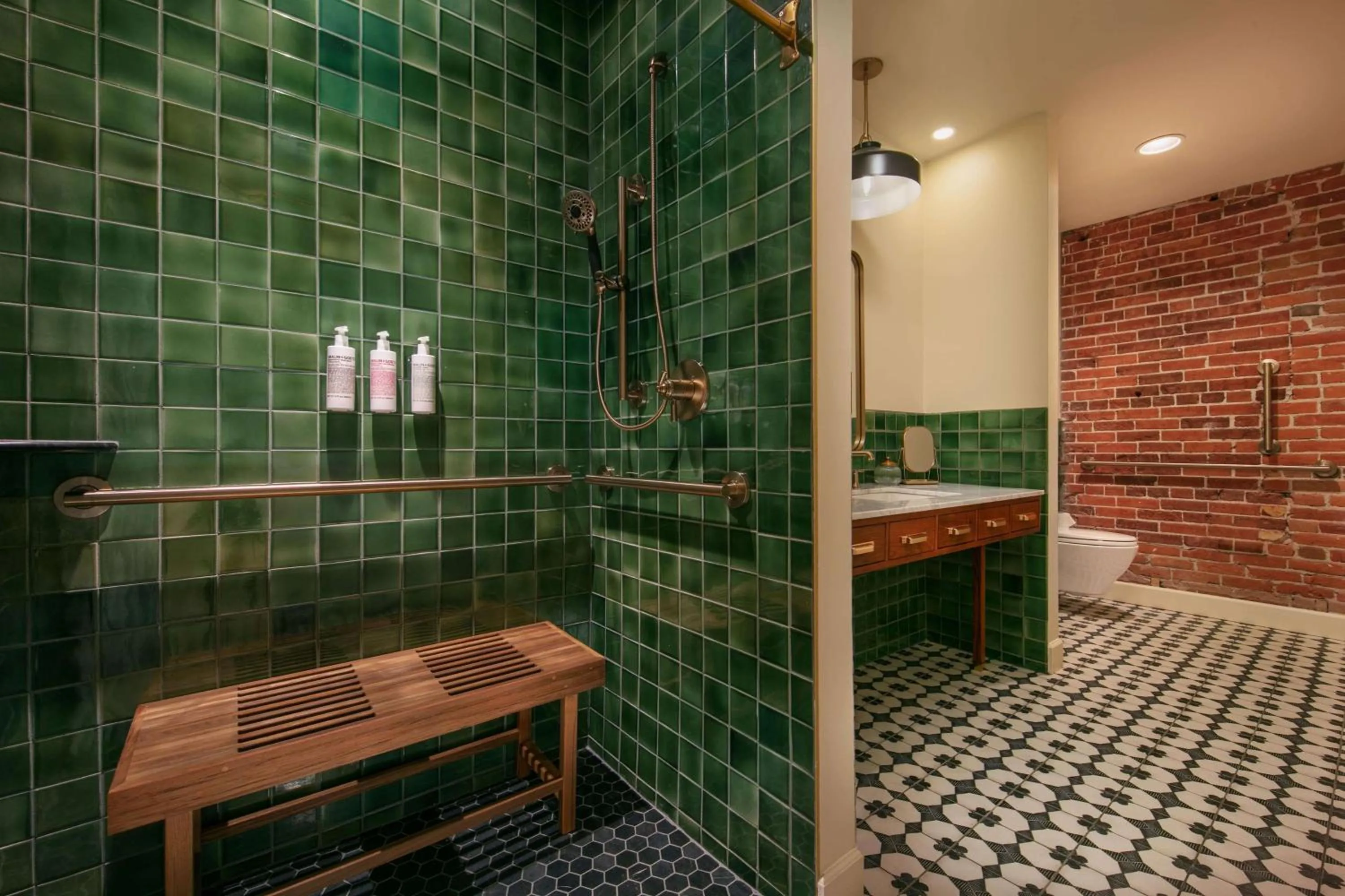 Shower in The Mining Exchange