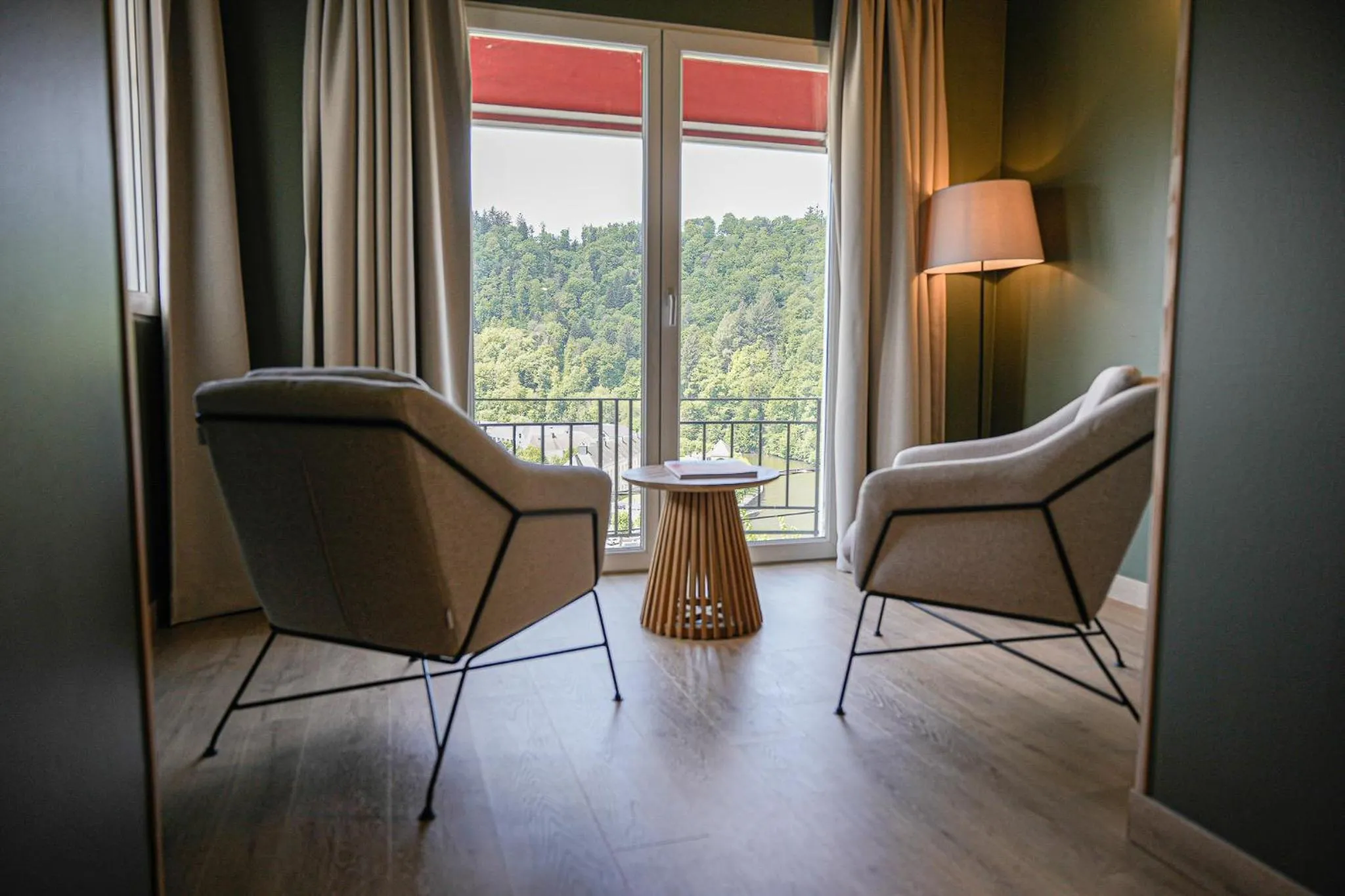 Seating area in Hôtel Panorama - Vue exceptionnelle sur la Semois