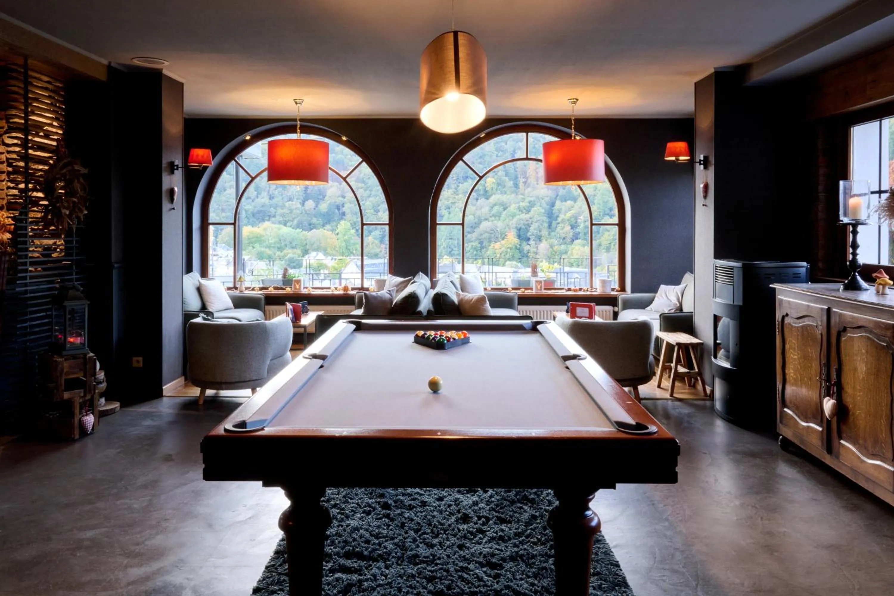 Billiard in Hôtel Panorama - Vue exceptionnelle sur la Semois