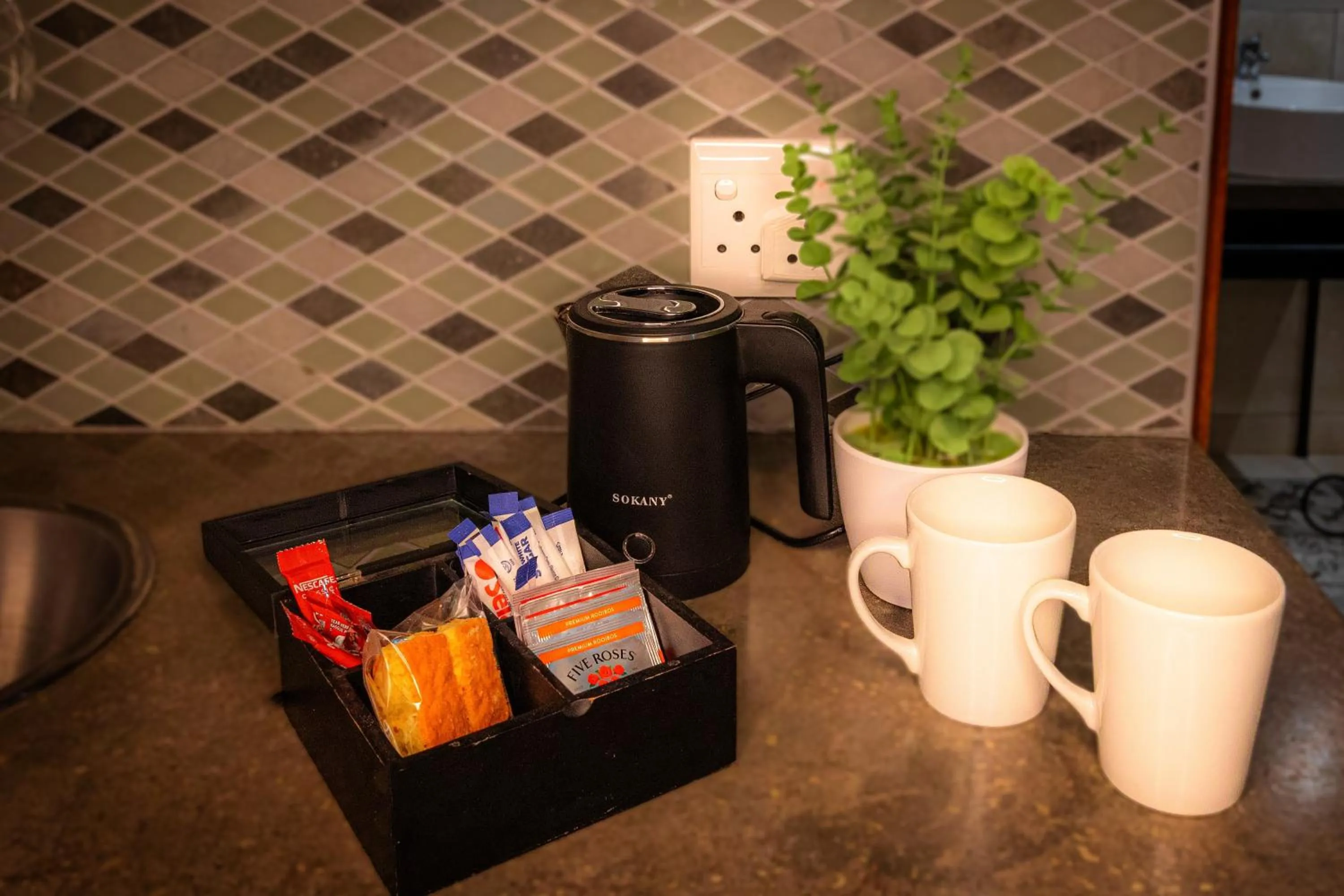 Coffee/tea facilities in Telos at Reitz