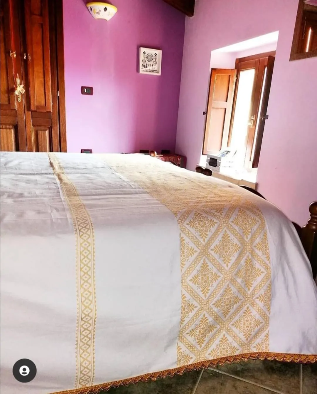 Bed in Casa Susanna Rural Sardinia