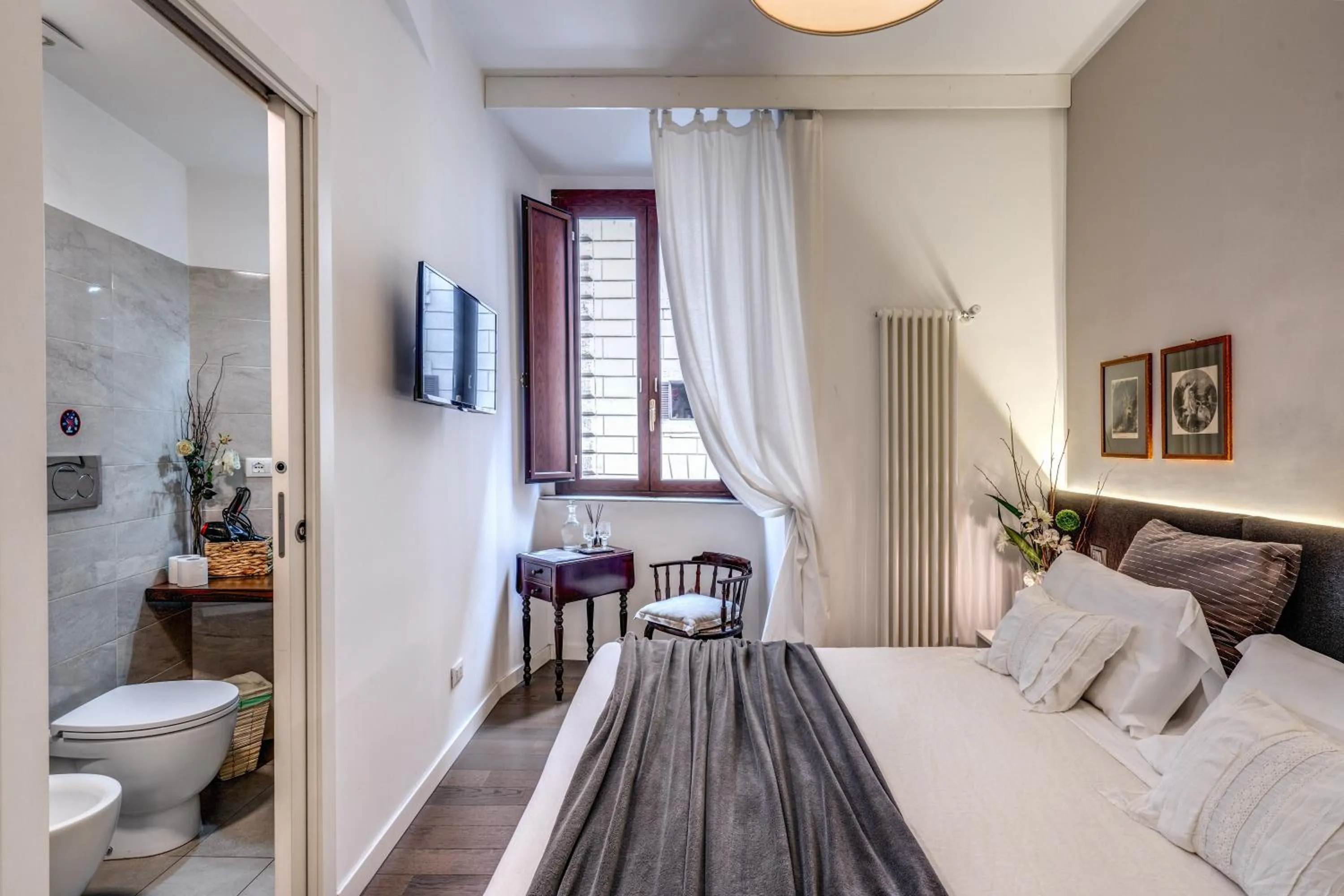 Bedroom, Bed in Approdo Ripetta