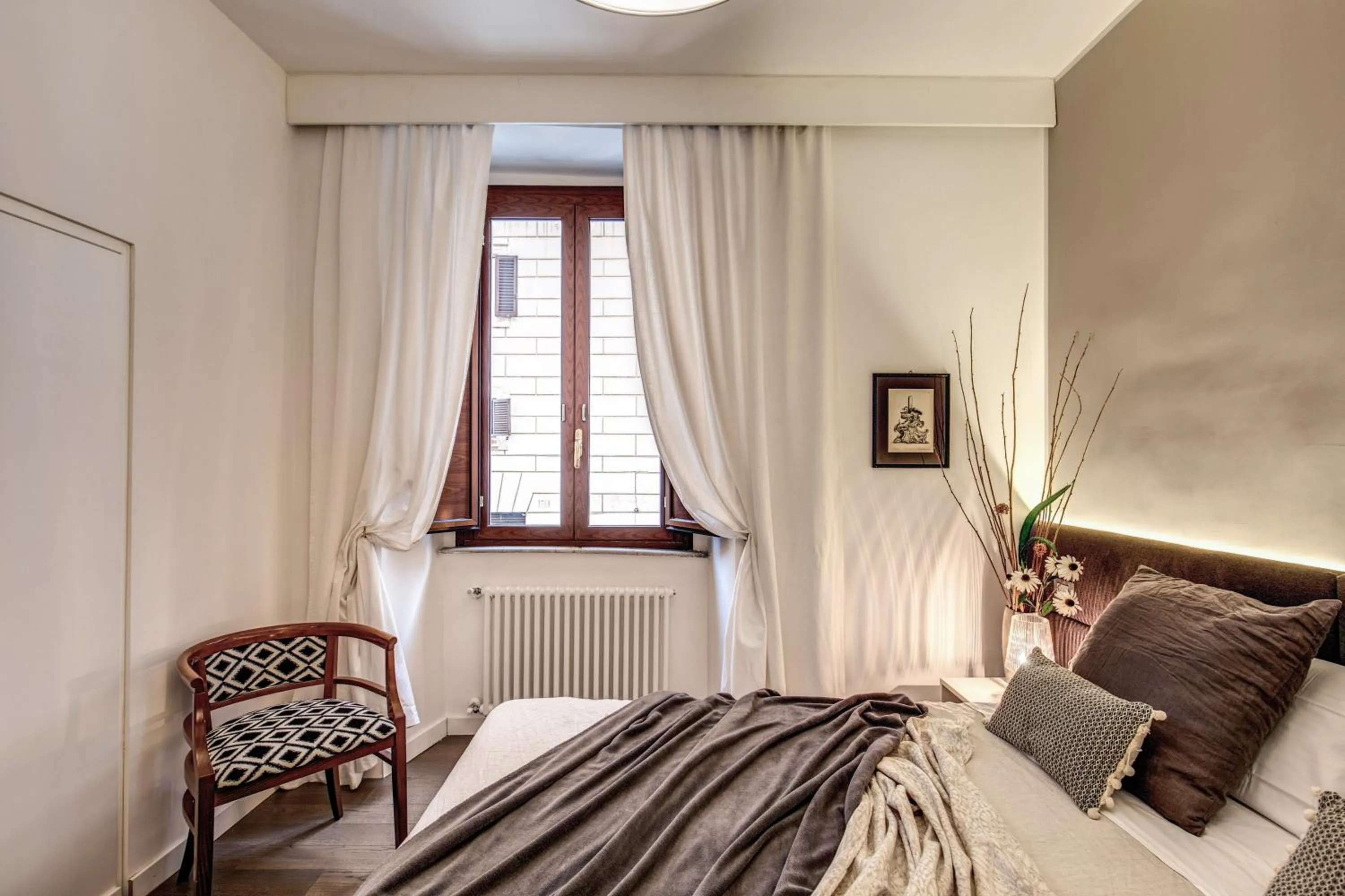 Photo of the whole room, Bed in Approdo Ripetta