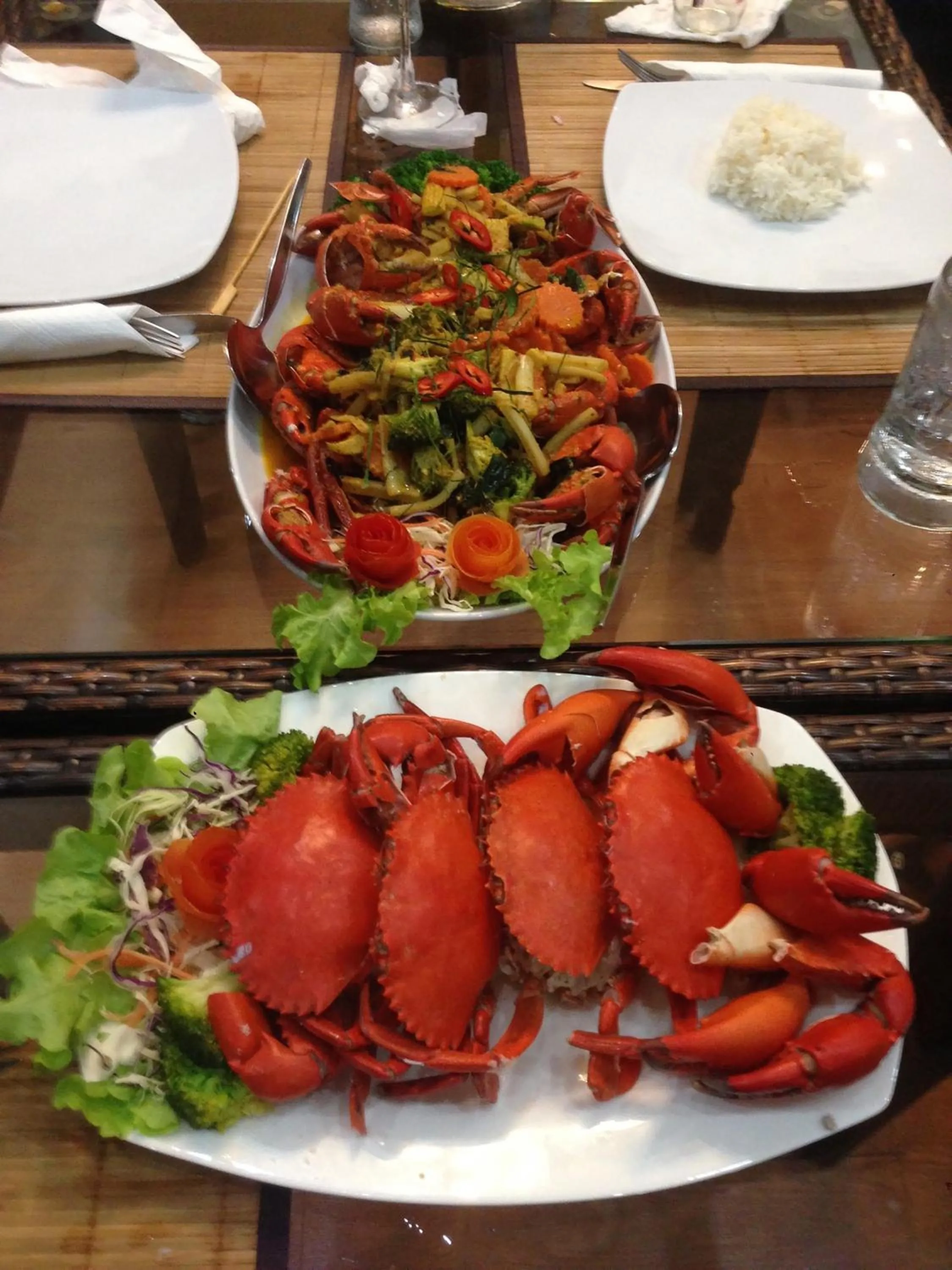 Food close-up in Exotic Fishing Thailand