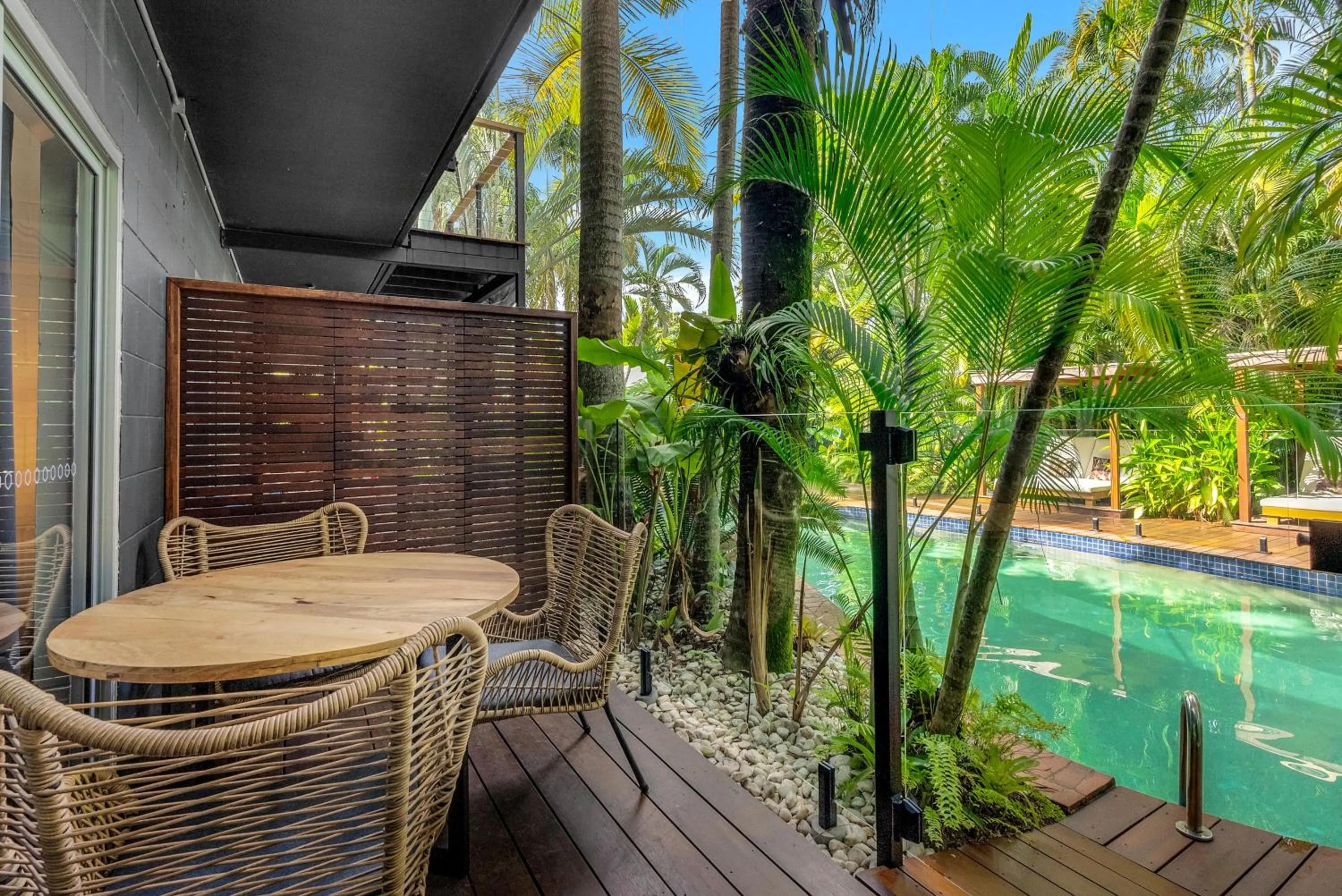 Pool view in The Palms At Palm Cove
