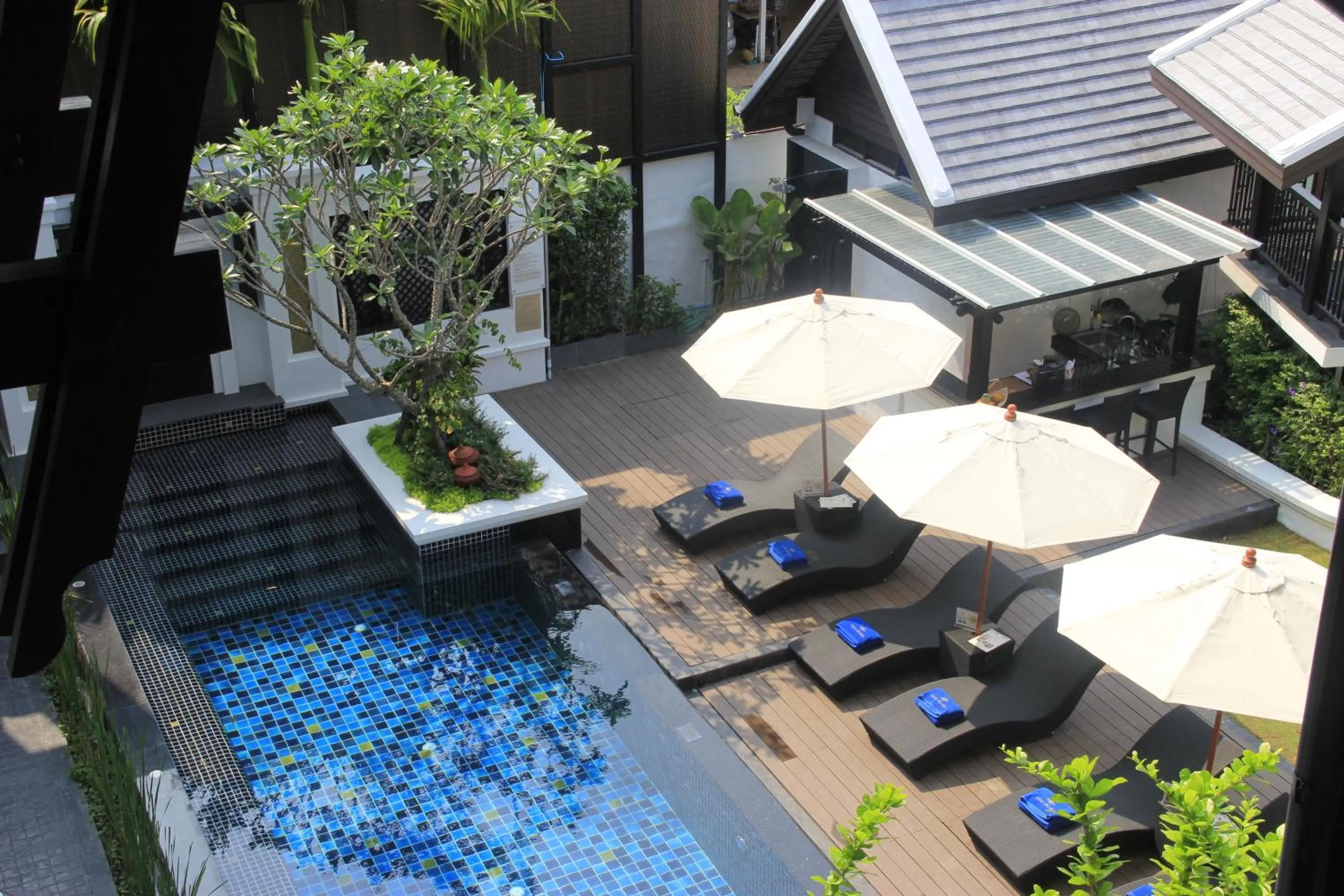 Swimming pool in Thai Akara - Lanna Boutique Hotel