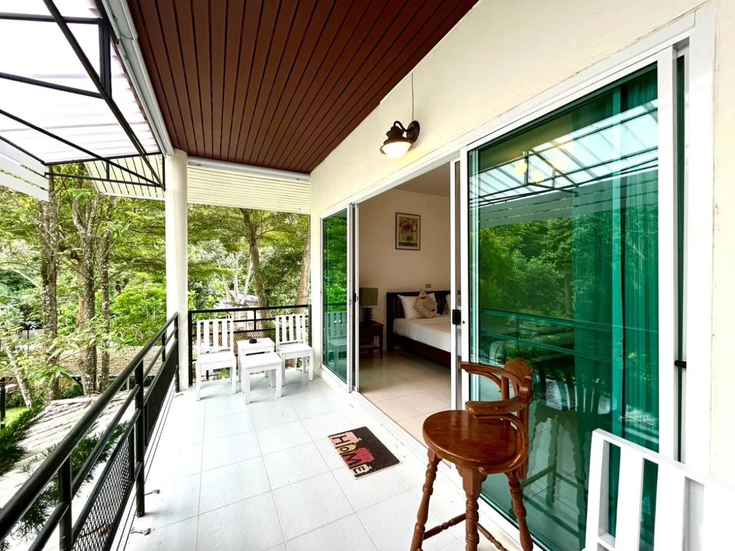 Balcony/Terrace in Moosiyard Hometel Khaoyai