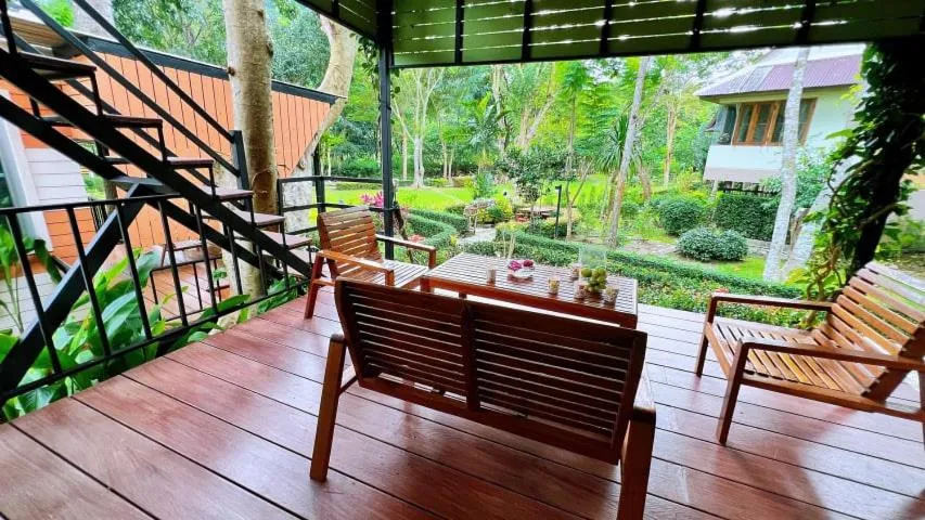 Balcony/Terrace in Moosiyard Hometel Khaoyai