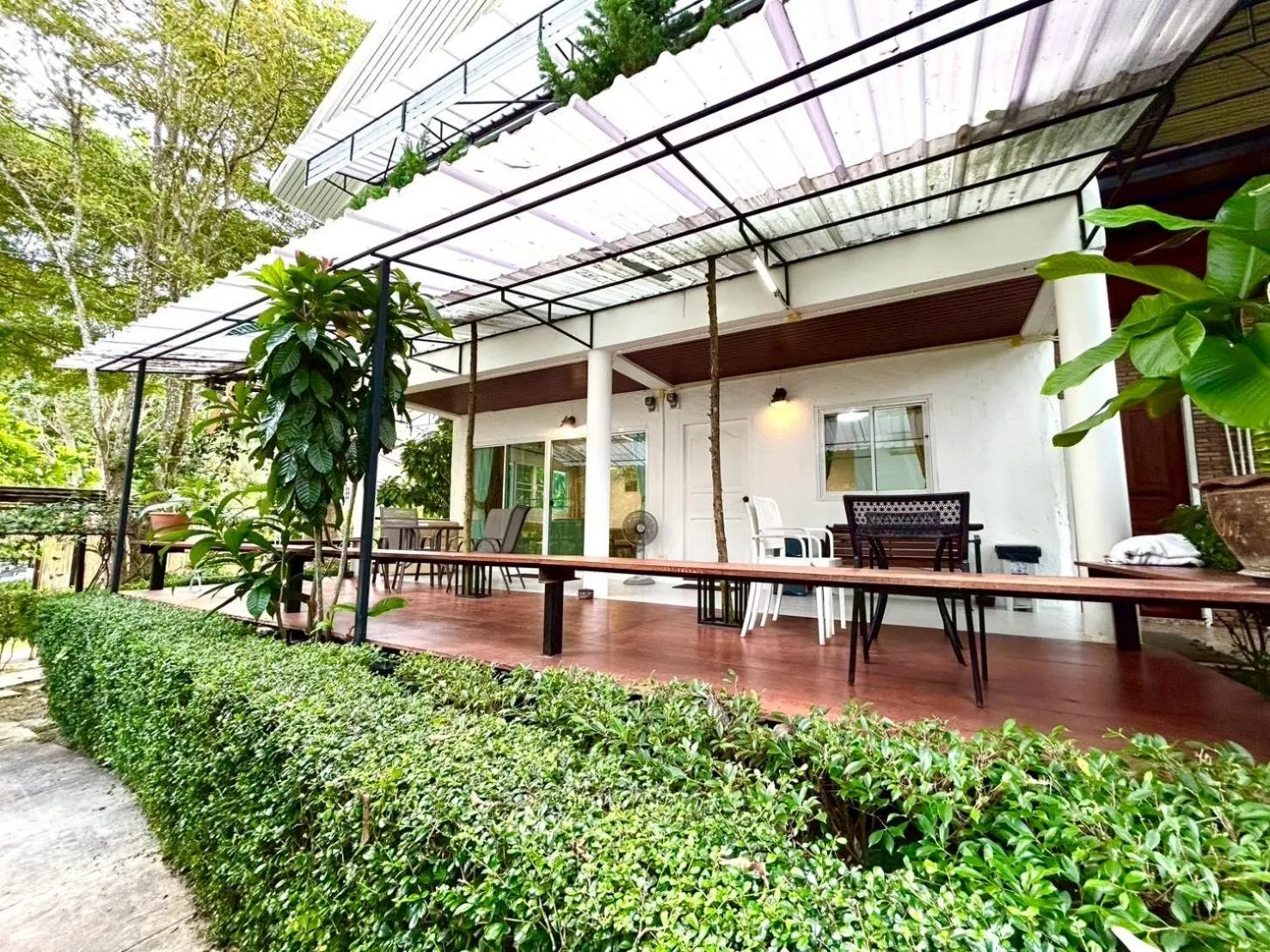 Balcony/Terrace in Moosiyard Hometel Khaoyai