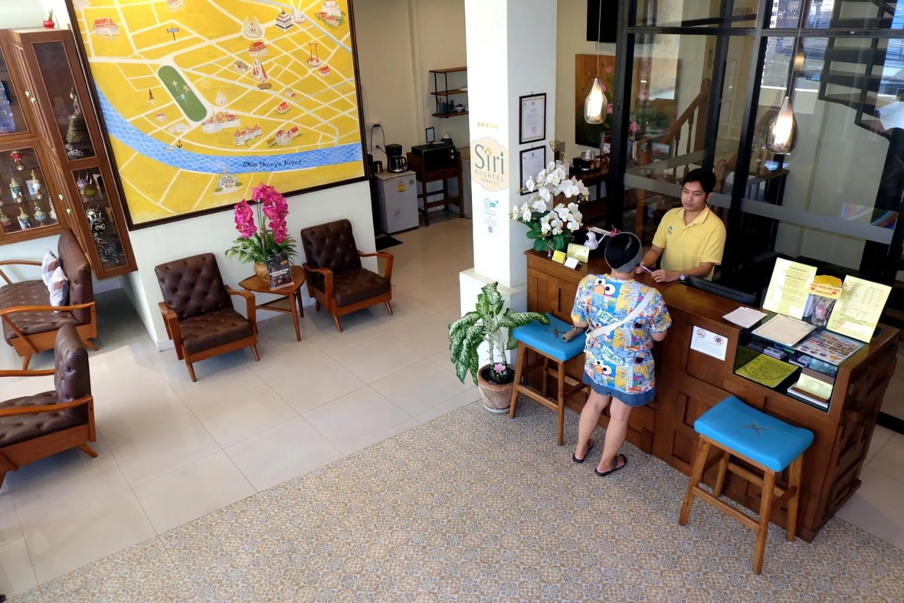Lobby or reception in Siri Poshtel Bangkok