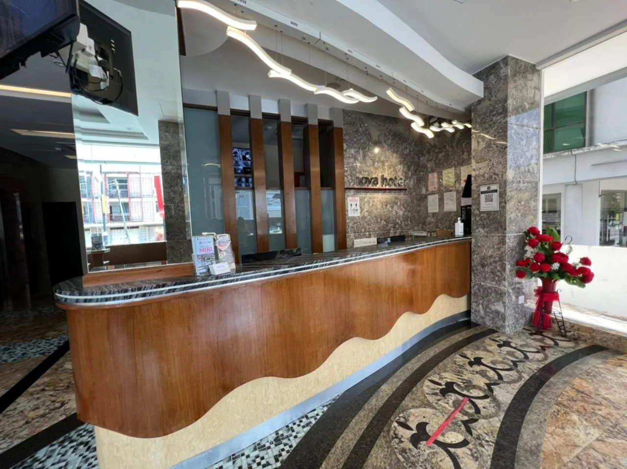 Lobby or reception in Nova Hotel Miri