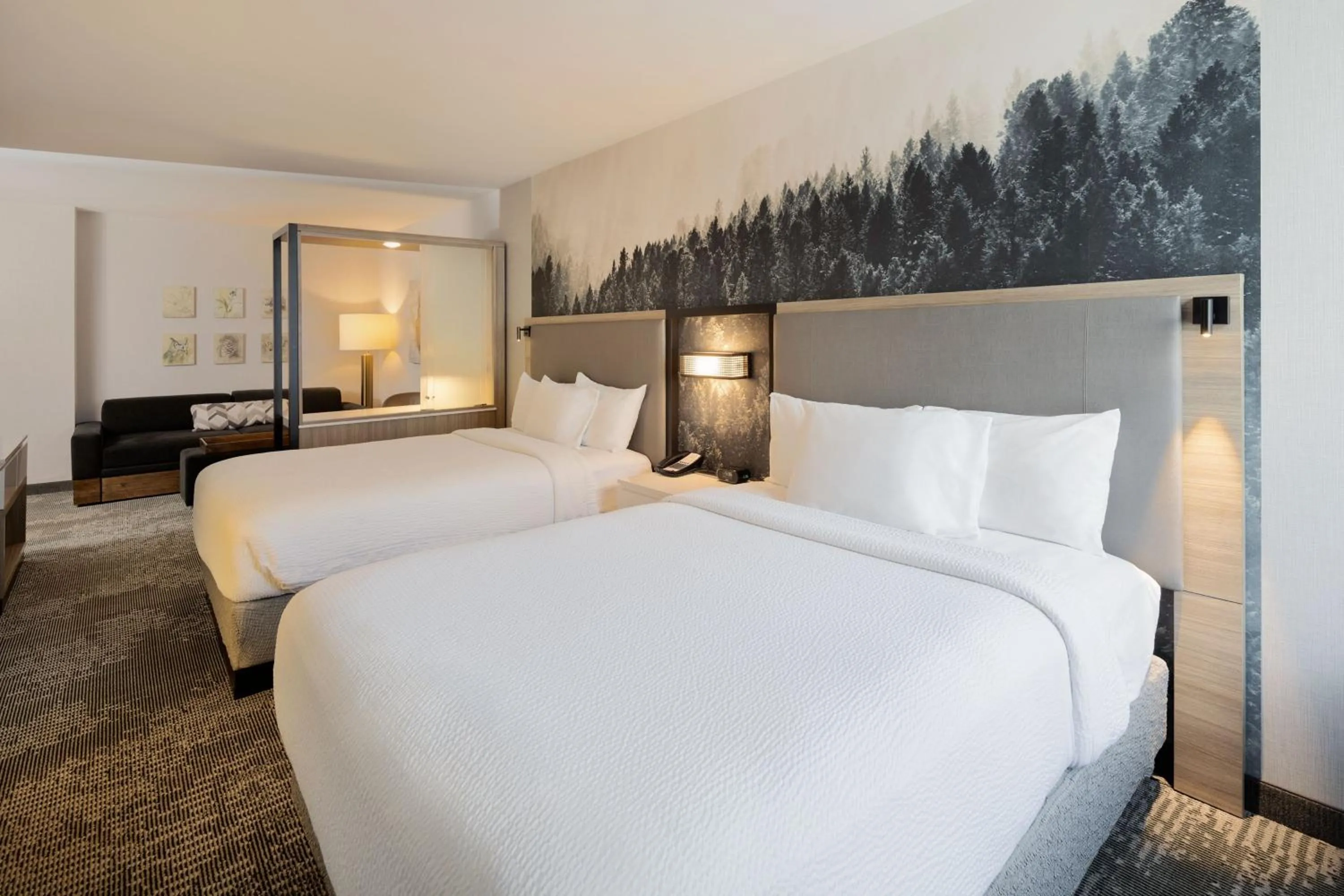 Bedroom, Bed in SpringHill Suites by Marriott Jackson Hole