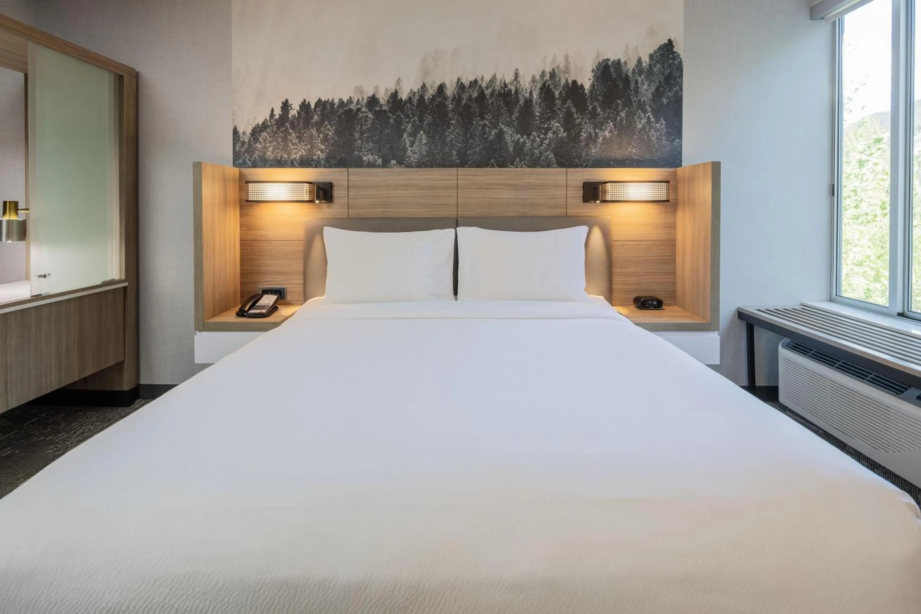 Bedroom, Bed in SpringHill Suites by Marriott Jackson Hole