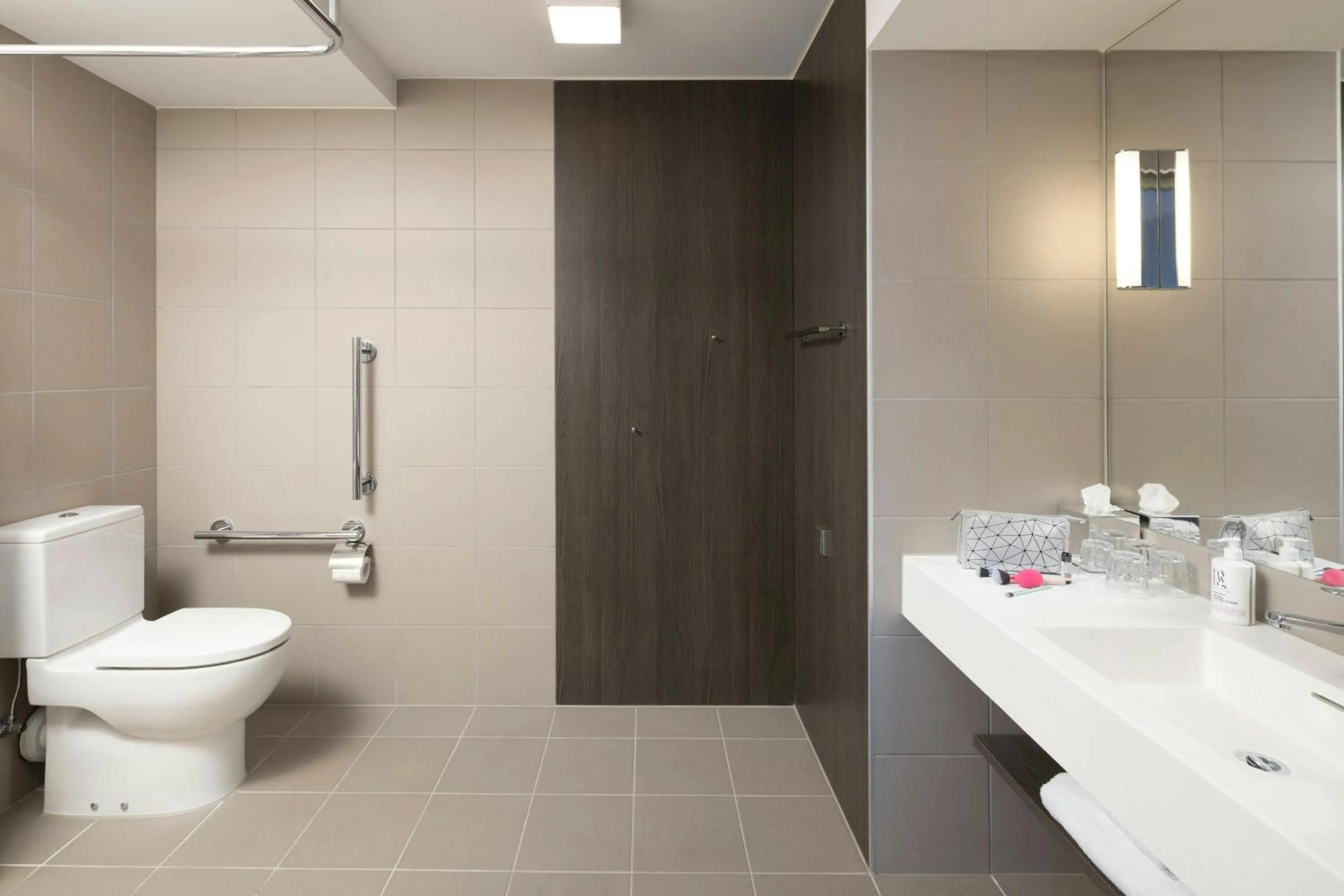 Bathroom in Moxy London Excel