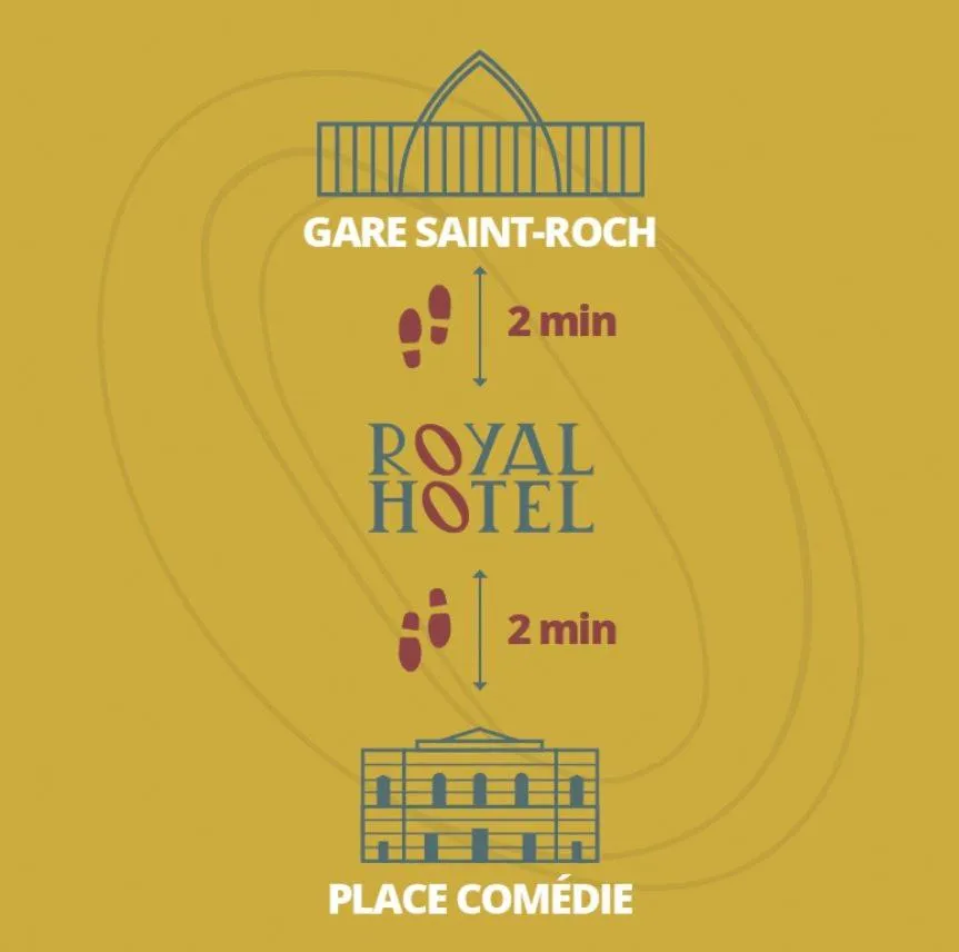 Property logo or sign in Hôtel Royal