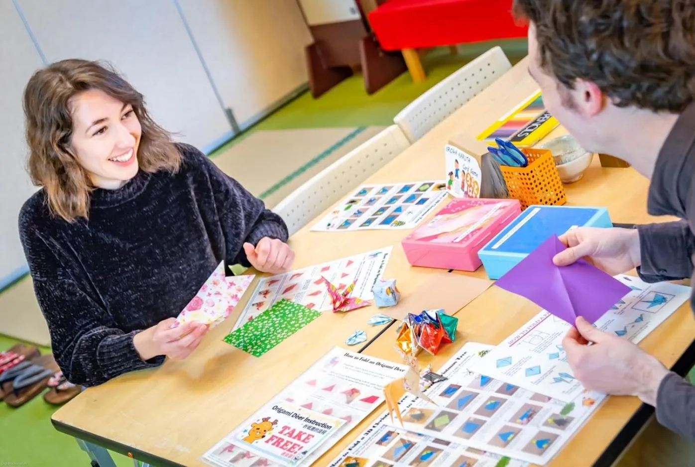 People in NARA Visitor Center and Inn