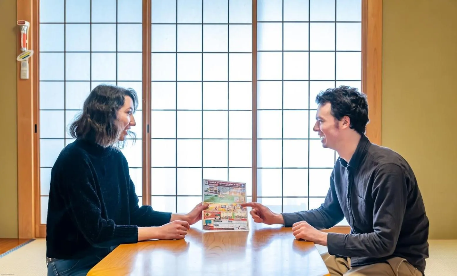 People in NARA Visitor Center and Inn