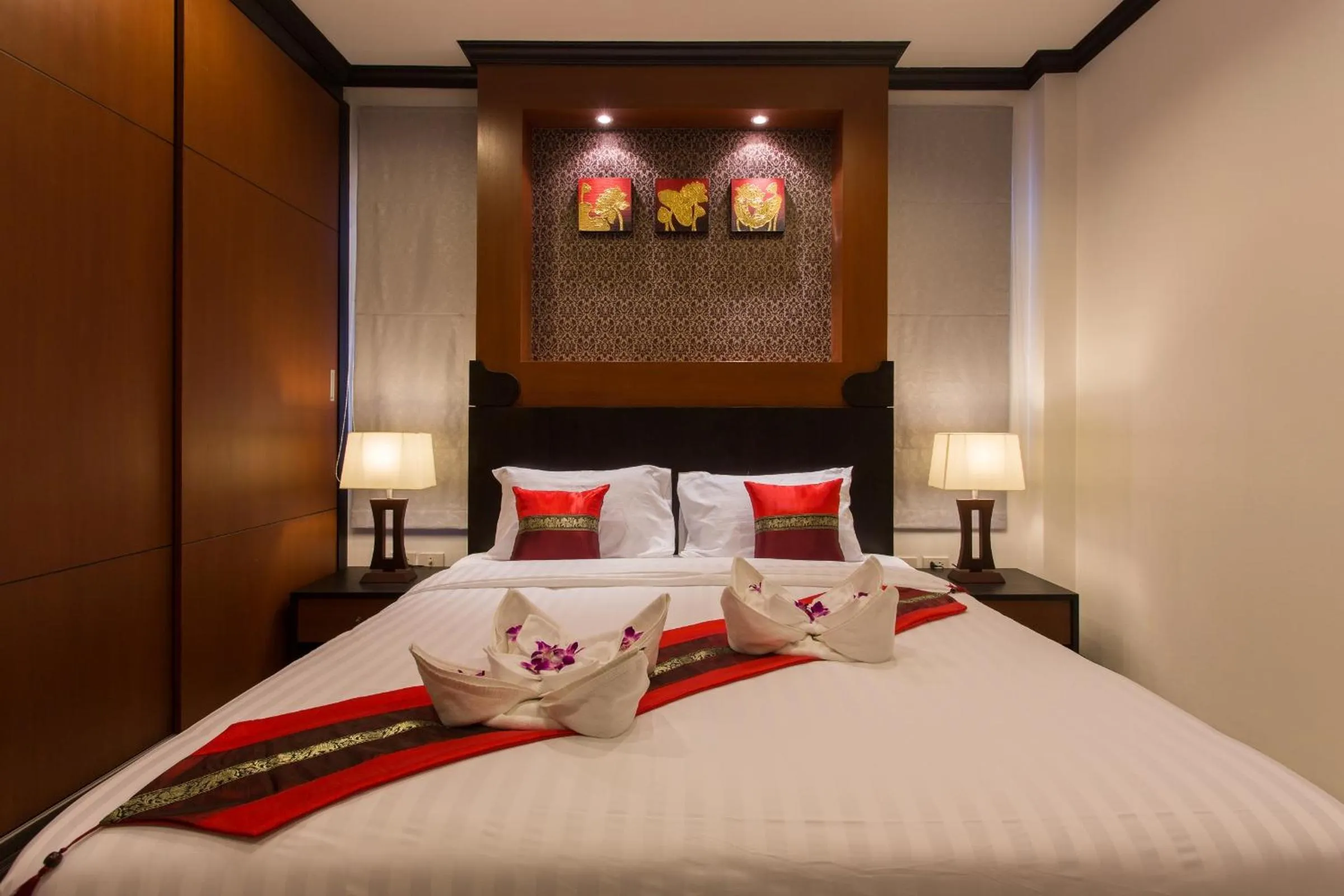 Bed in The Best Ao Nang Villas