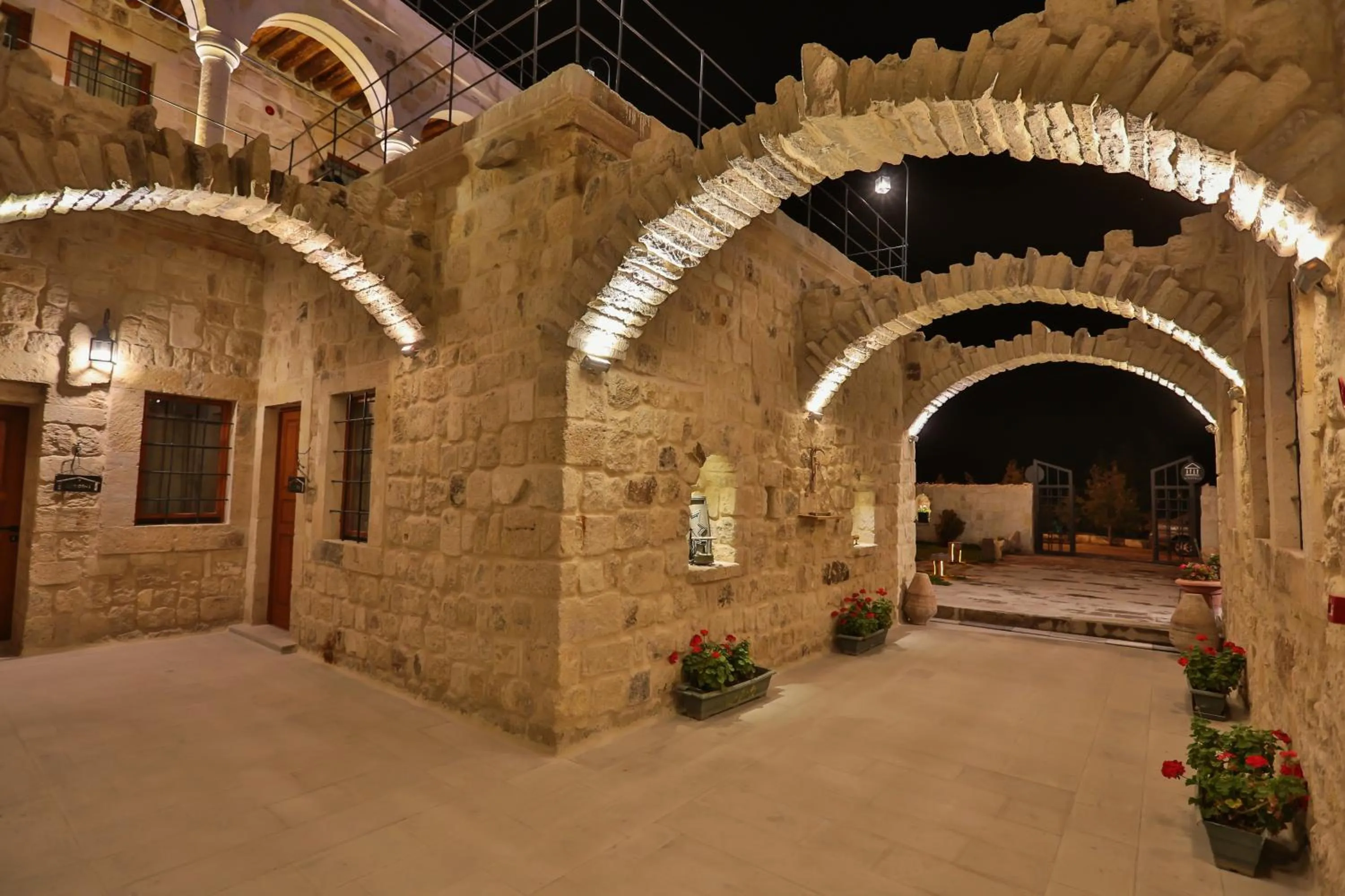Facade/entrance in Acropolis Cave Suite