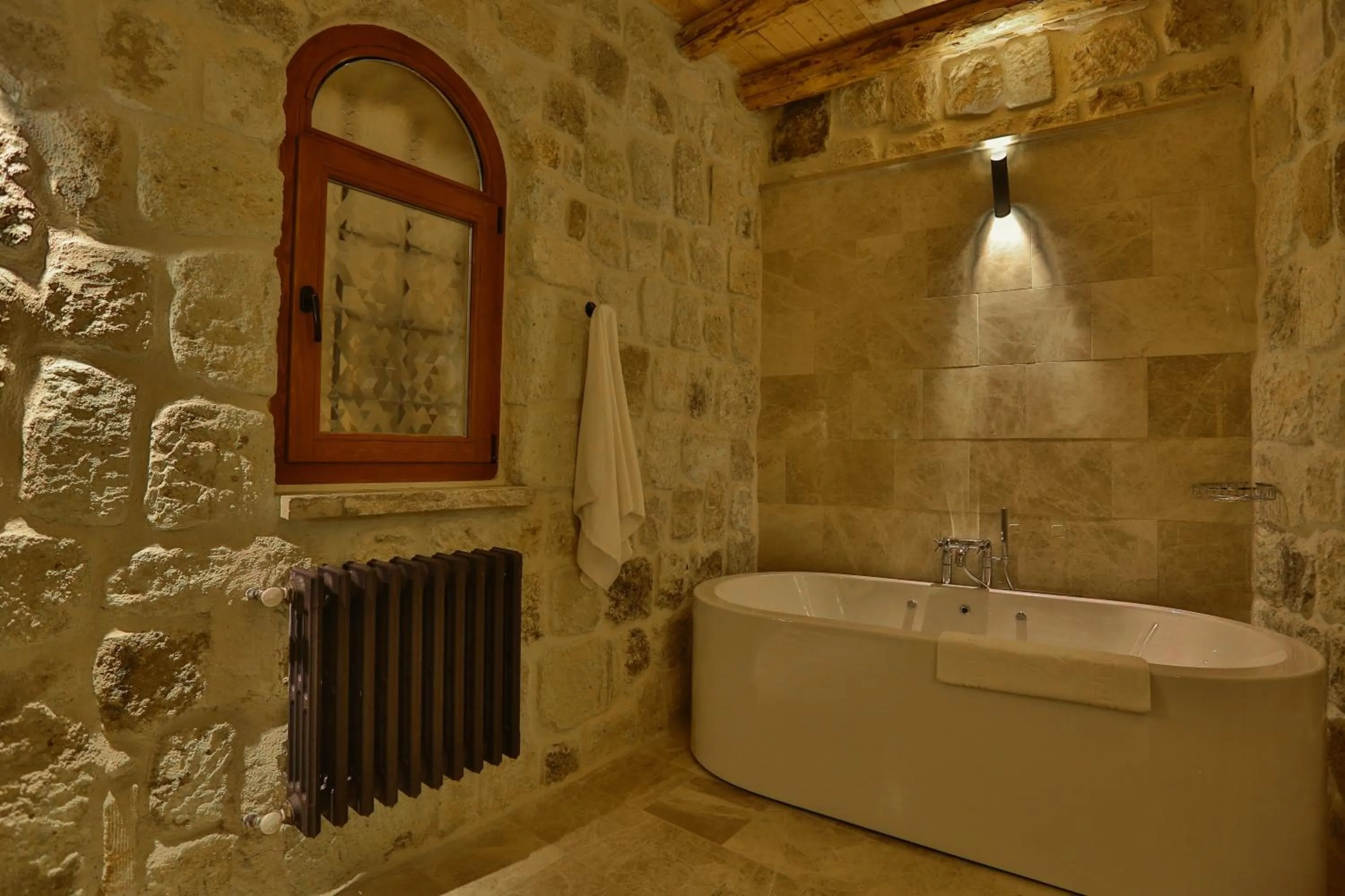 Hot Tub in Acropolis Cave Suite