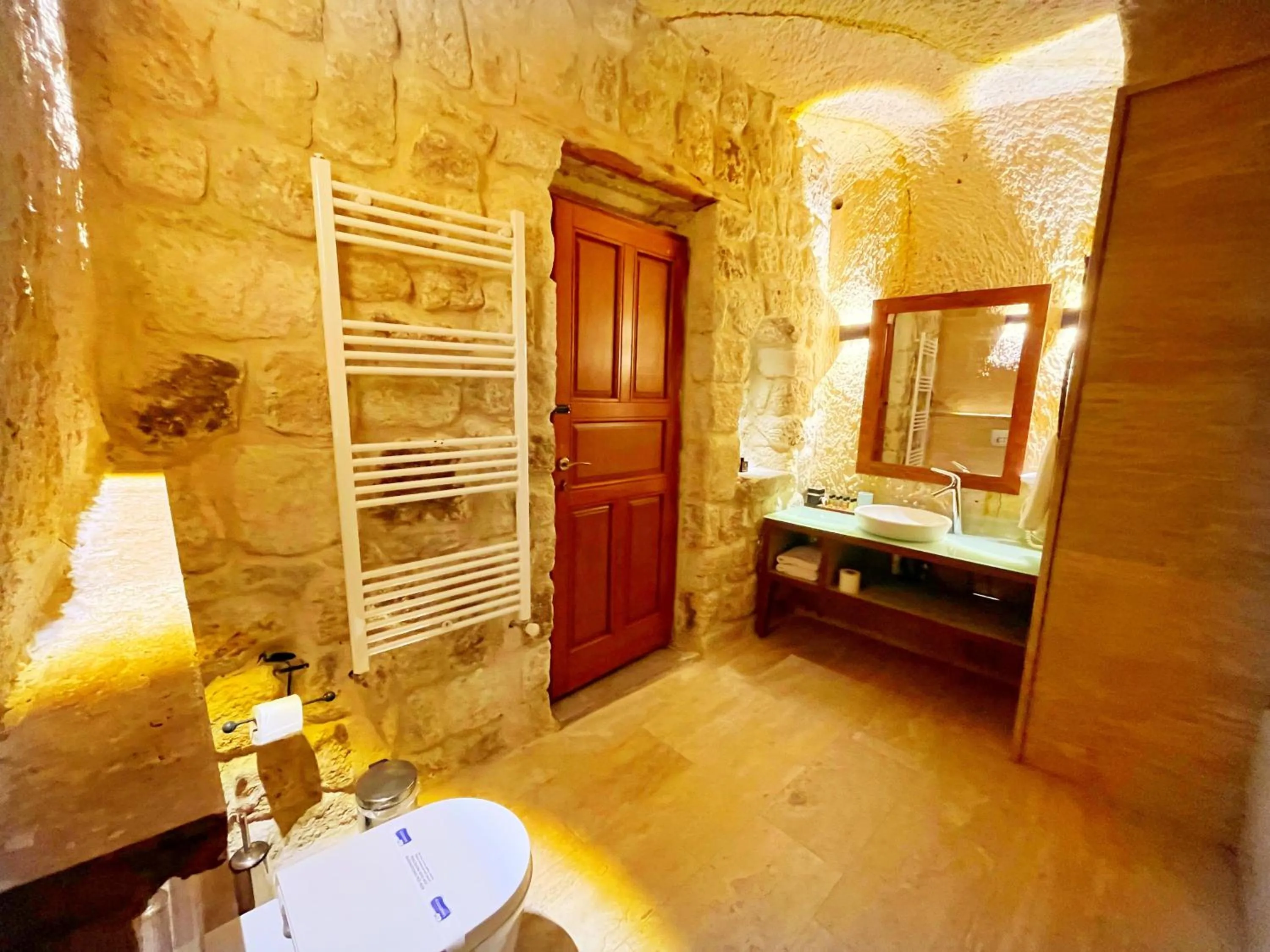Bathroom in Acropolis Cave Suite