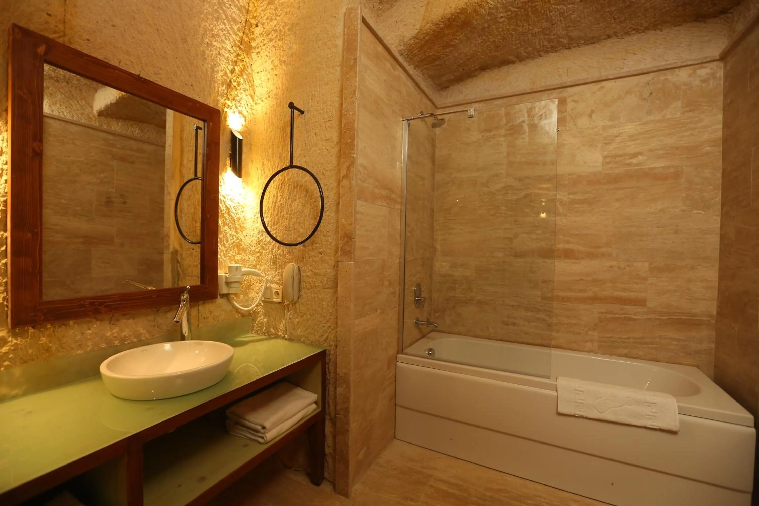 Bathroom in Acropolis Cave Suite