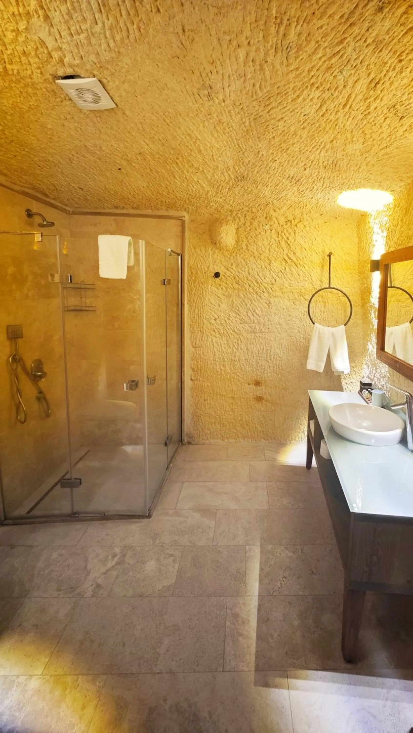 Bathroom in Acropolis Cave Suite
