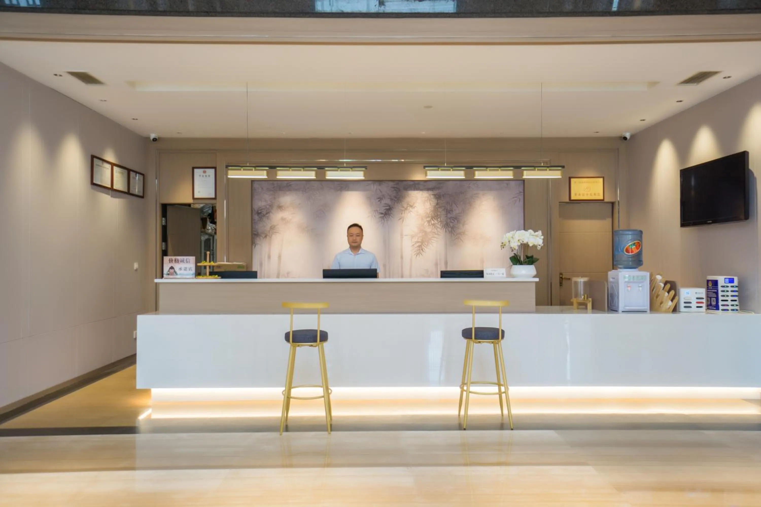 Lobby or reception in Jin-Tai Holiday Hotel