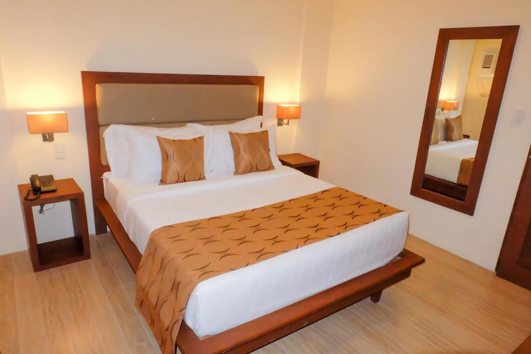 Bed in The Piccolo Hotel of Boracay