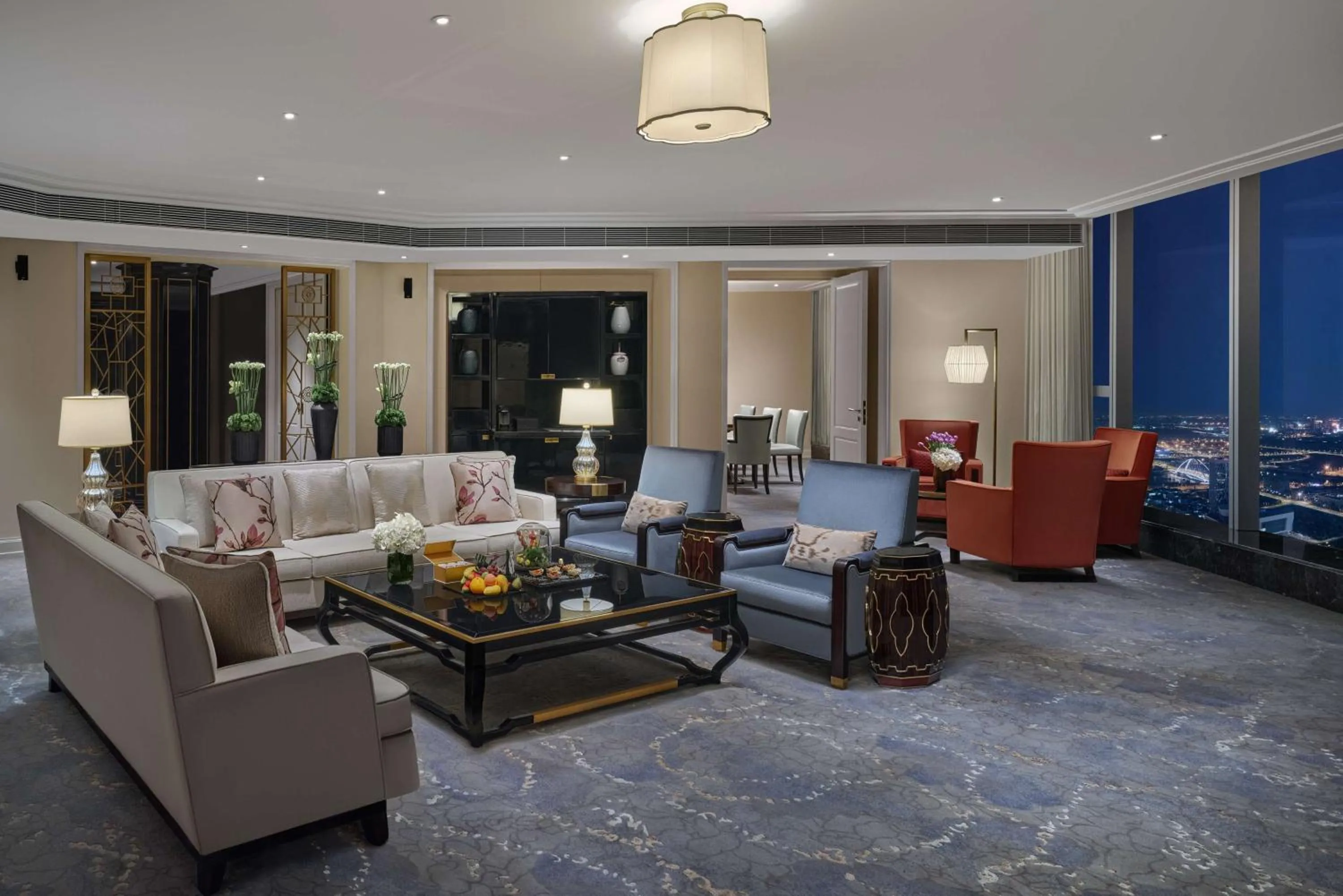 Living room in Waldorf Astoria Chengdu