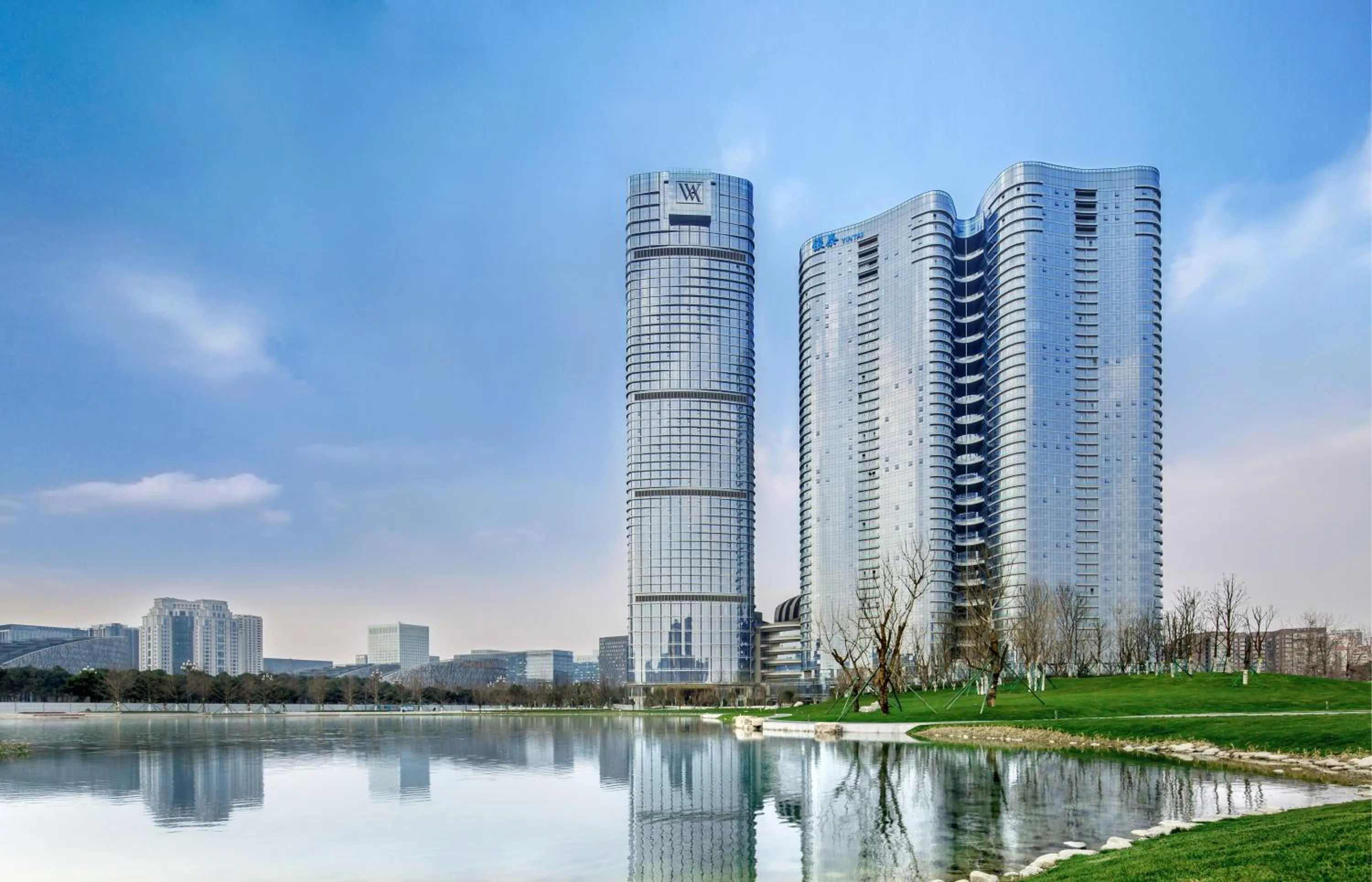 City view in Waldorf Astoria Chengdu