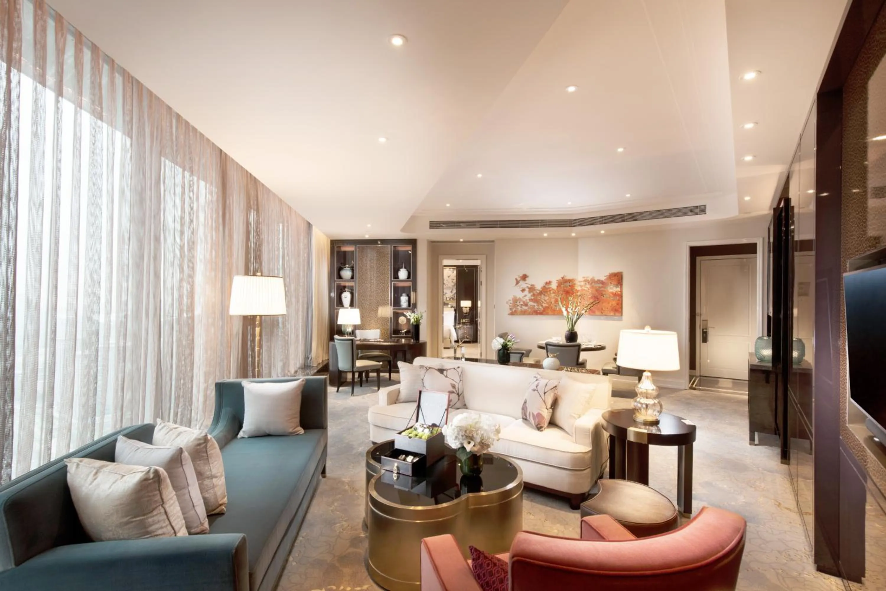 Living room in Waldorf Astoria Chengdu