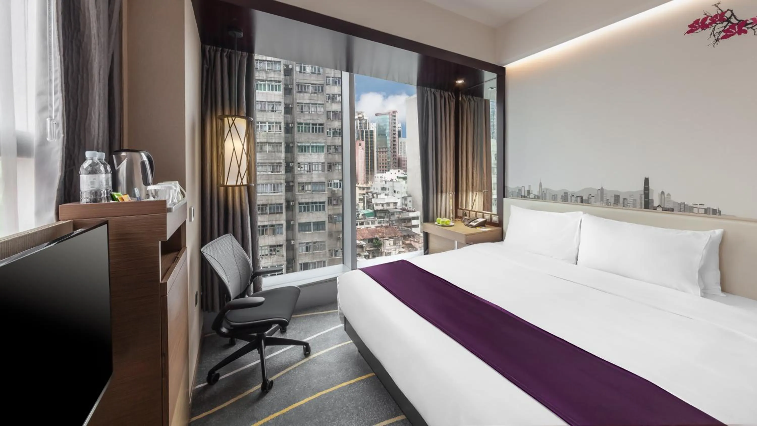 Bed in Hilton Garden Inn Hong Kong Mongkok