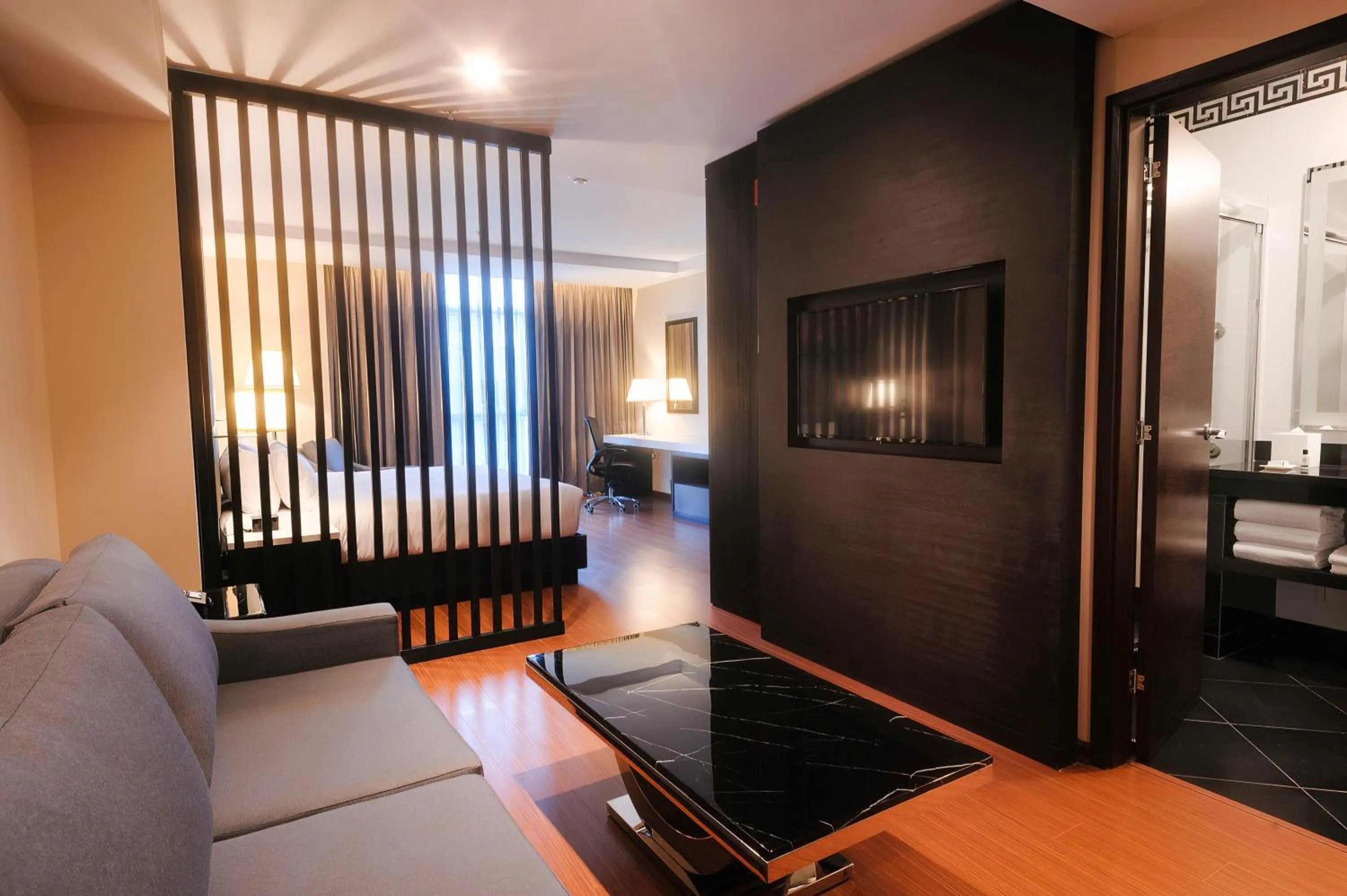 Living room, Bed in Hilton Garden Inn Lima Surco