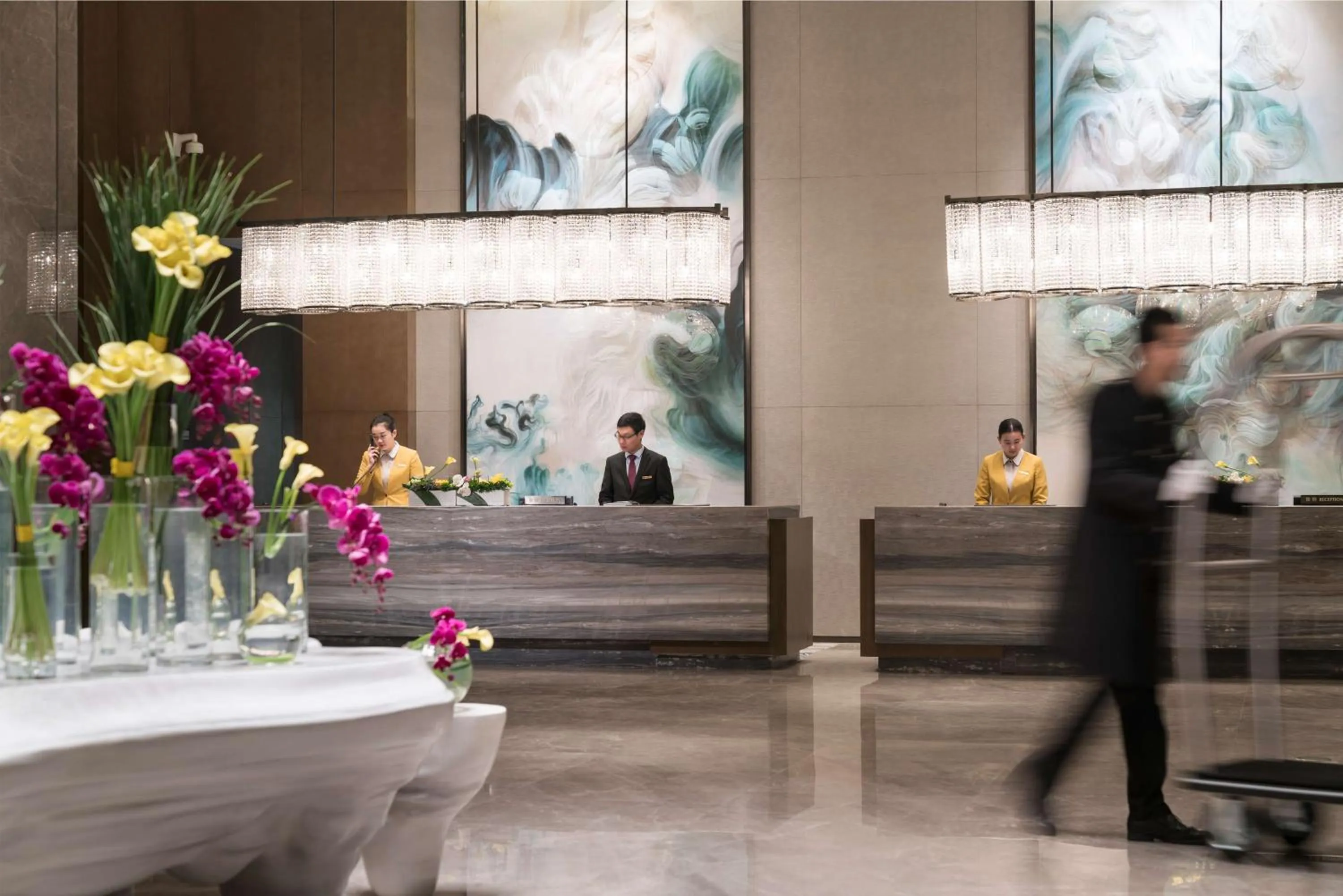 Lobby or reception in DoubleTree by Hilton Hotel Shiyan