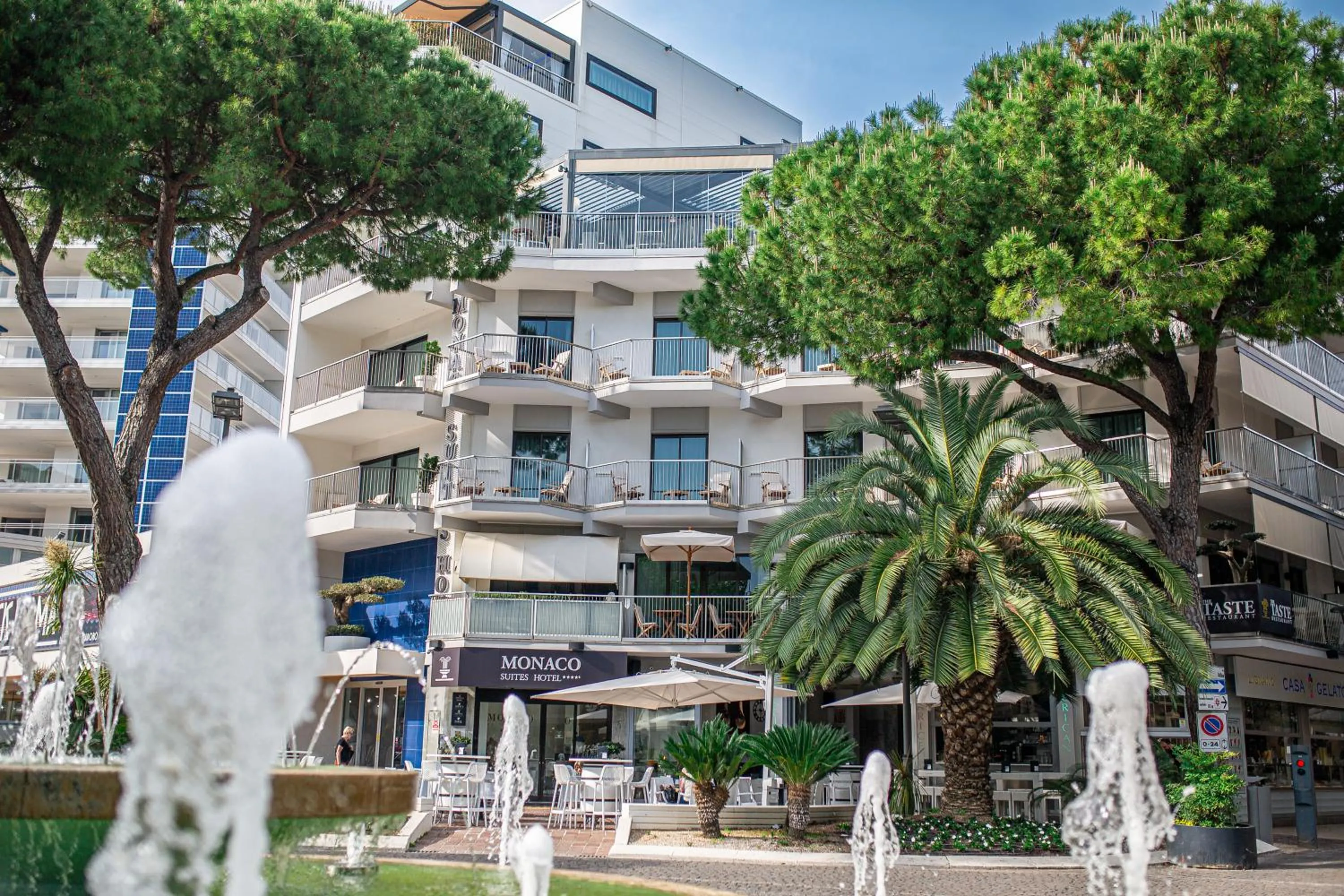 Property building in Monaco Suites Hotel