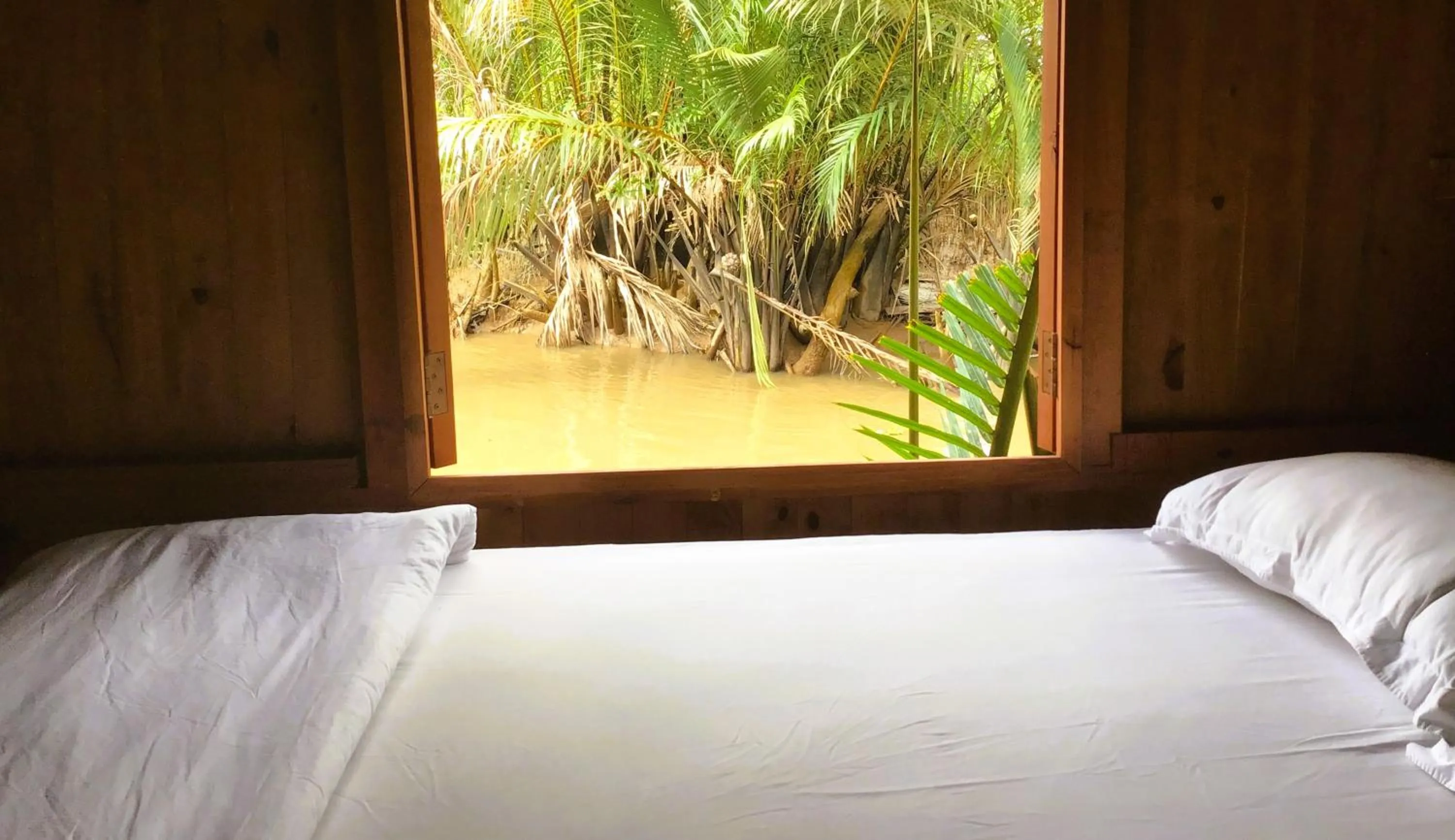 Bed in Ben Tre Farm Stay