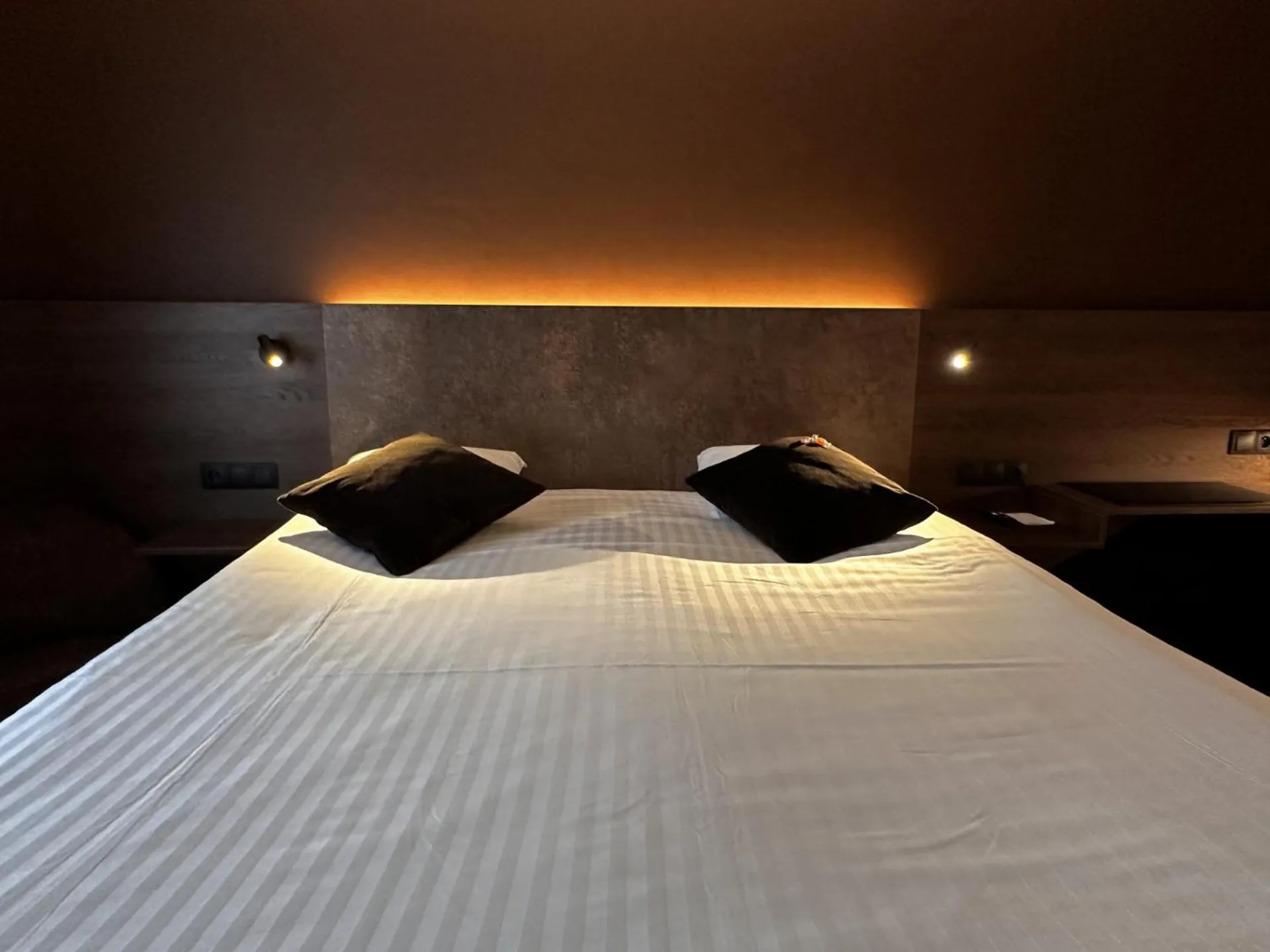 Bed in Hotel Melba