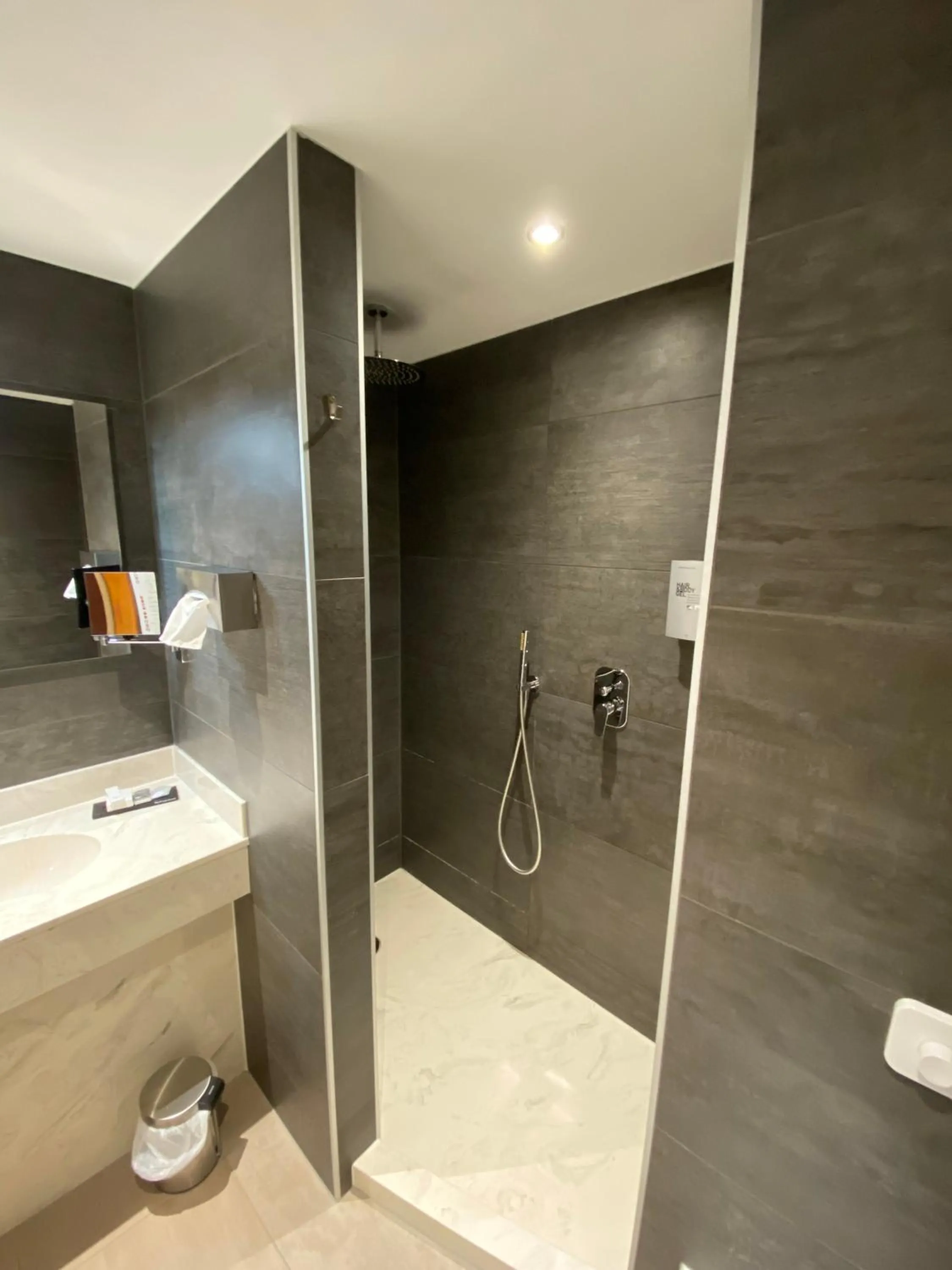 Shower in Hotel Melba