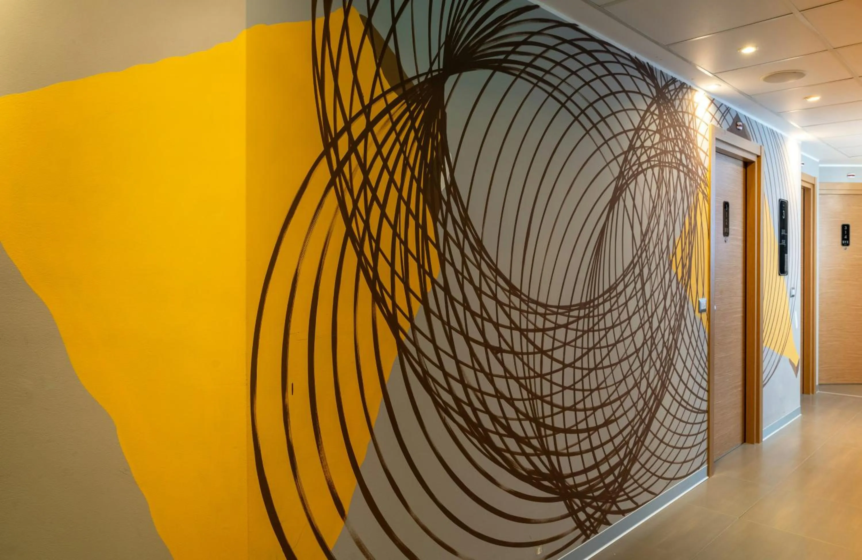 Decorative detail in NYX Hotel Milan by Leonardo Hotels