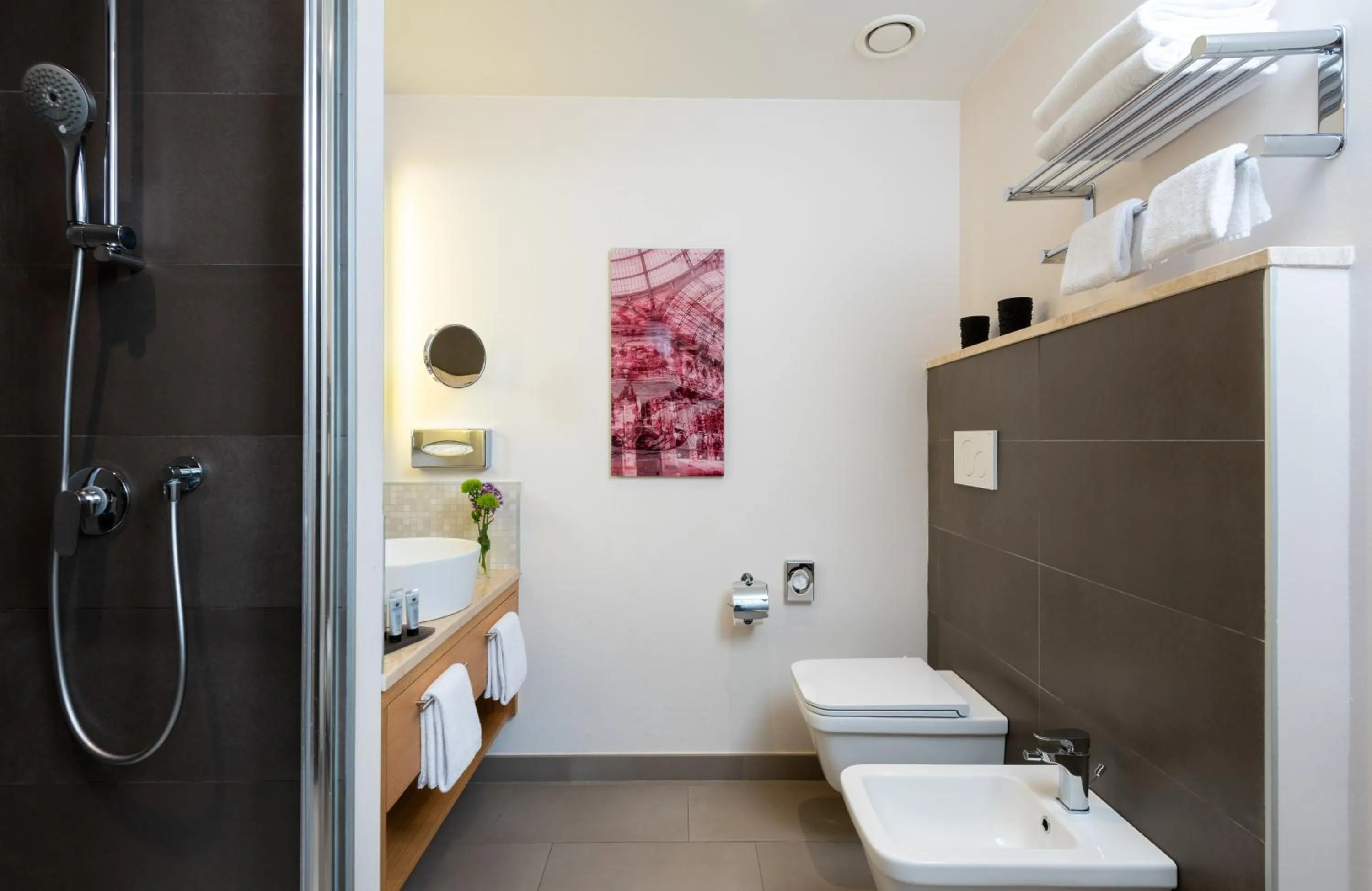 Bathroom in NYX Hotel Milan by Leonardo Hotels