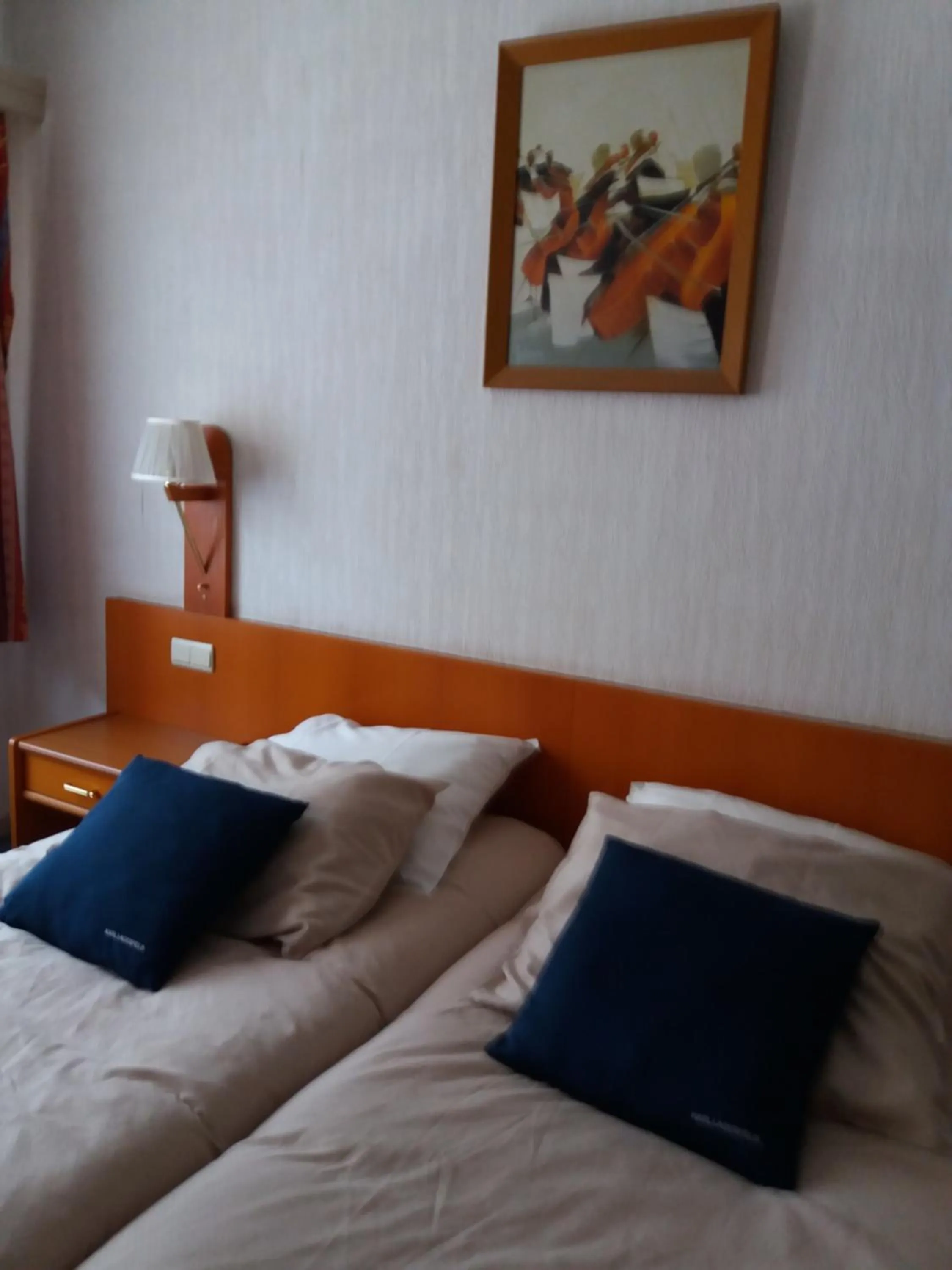 Bed in Hotel 'T Hert